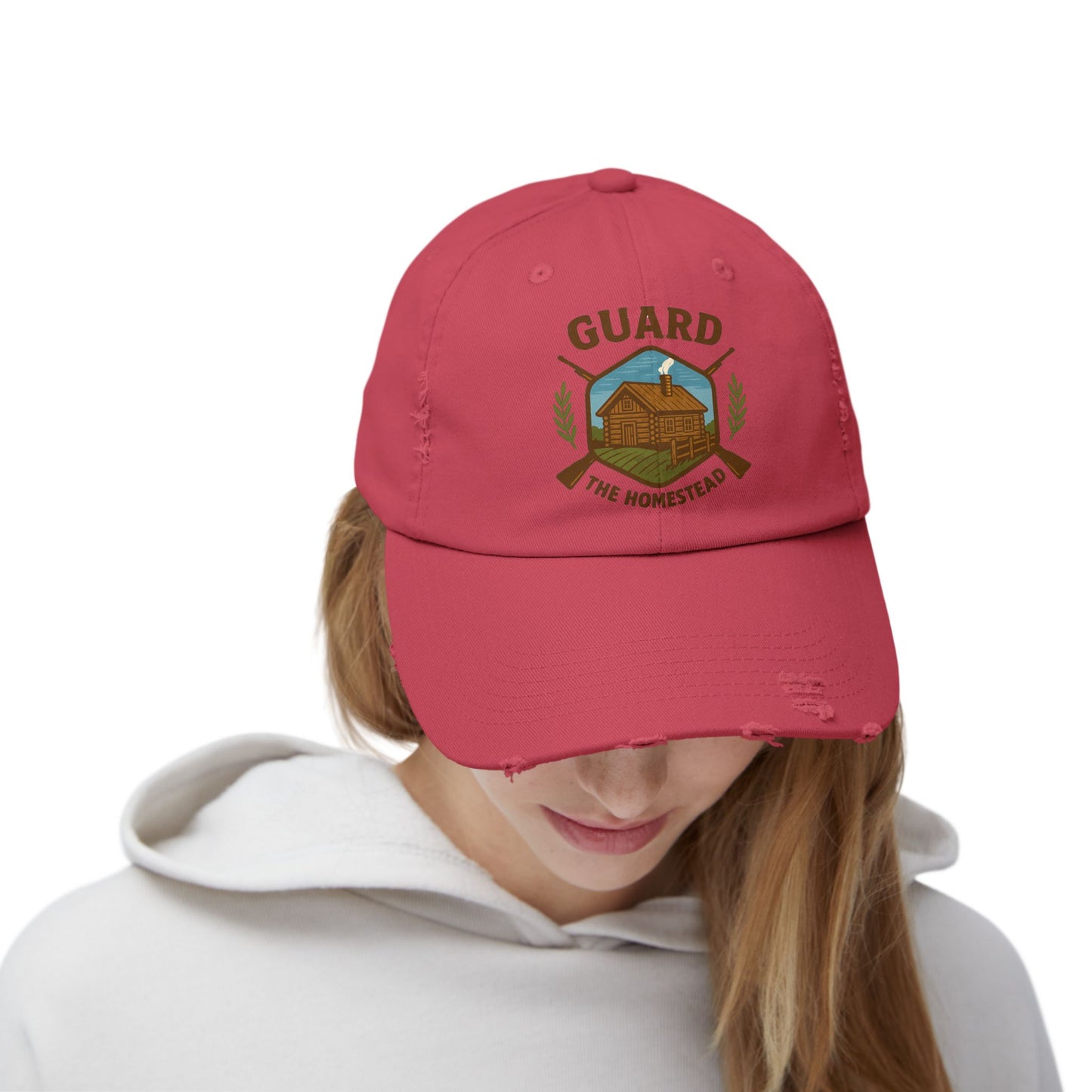 Distressed Cap Guard the Homestead Embroidered Patch