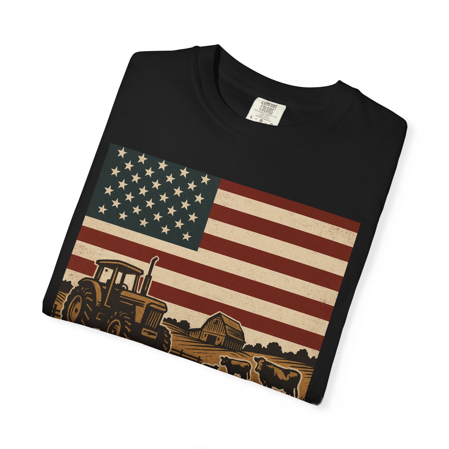 Patriotic Farm Life T-Shirt | This Land Ain't For Sale | Guard The Homestead