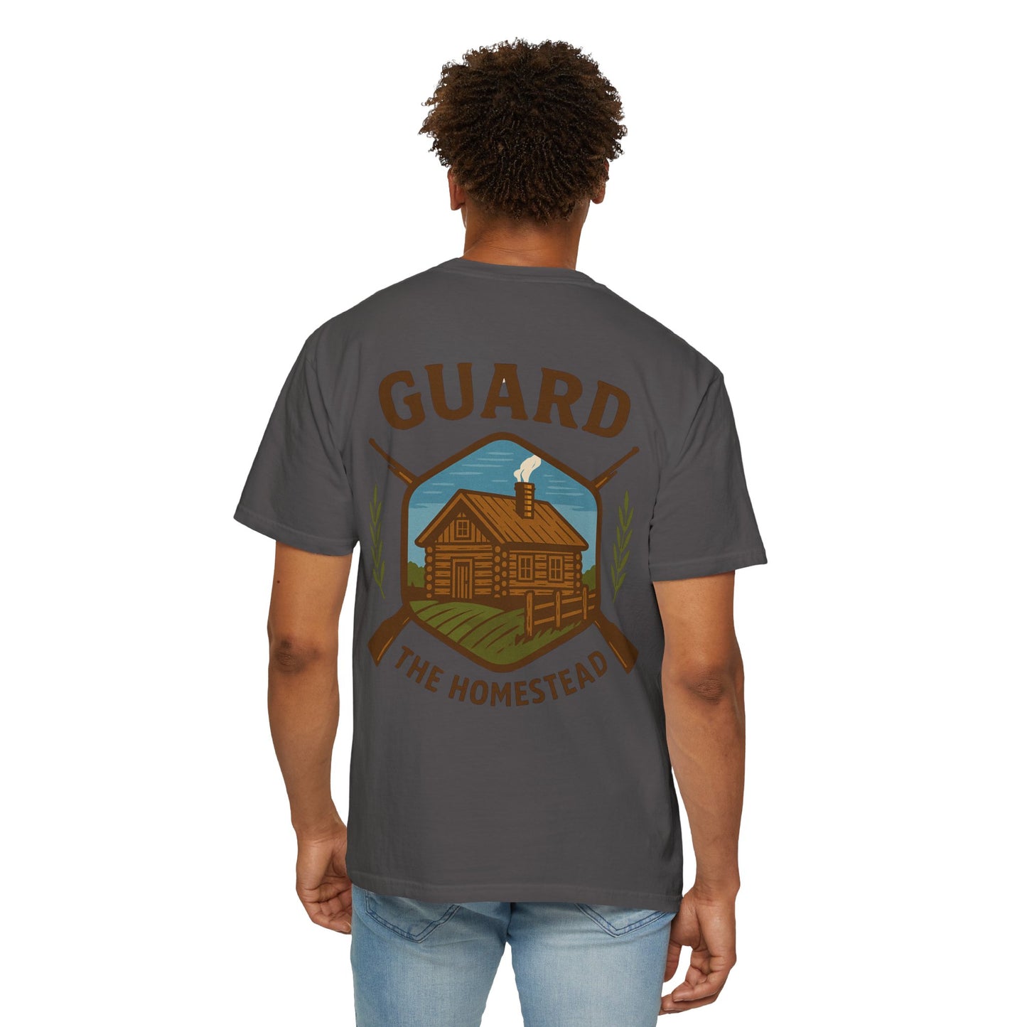 Patriotic Farm Life T-Shirt | This Land Ain't For Sale | Guard The Homestead
