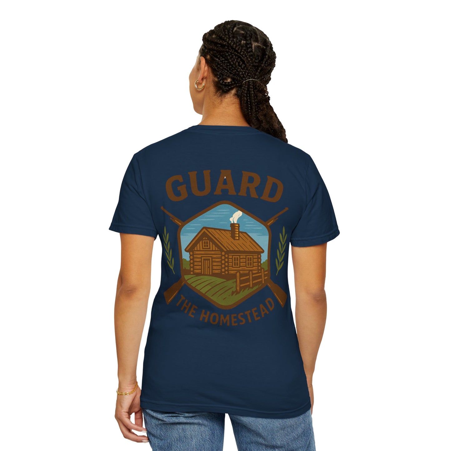 Patriotic Farm Life T-Shirt | This Land Ain't For Sale | Guard The Homestead