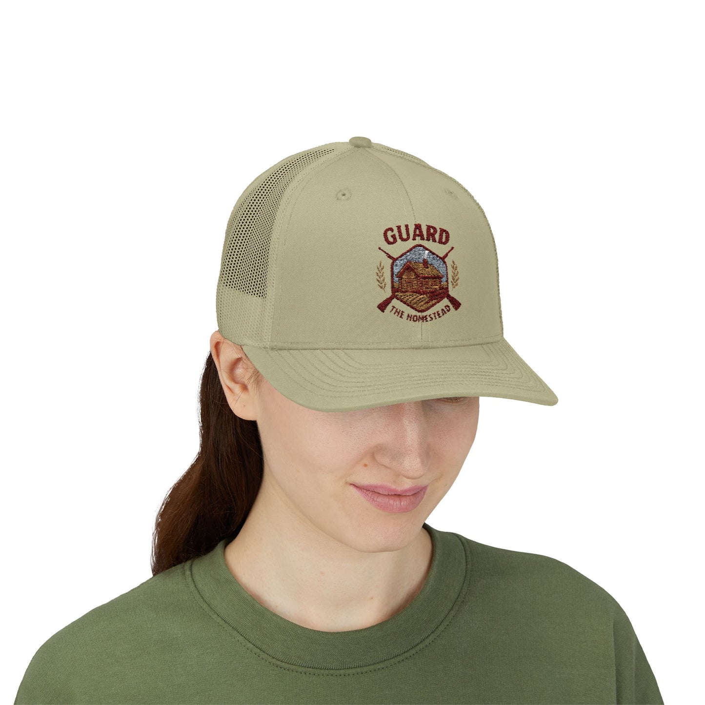 Guard the Homestead Snapback Trucker Cap - Perfect for Outdoor Enthusiasts