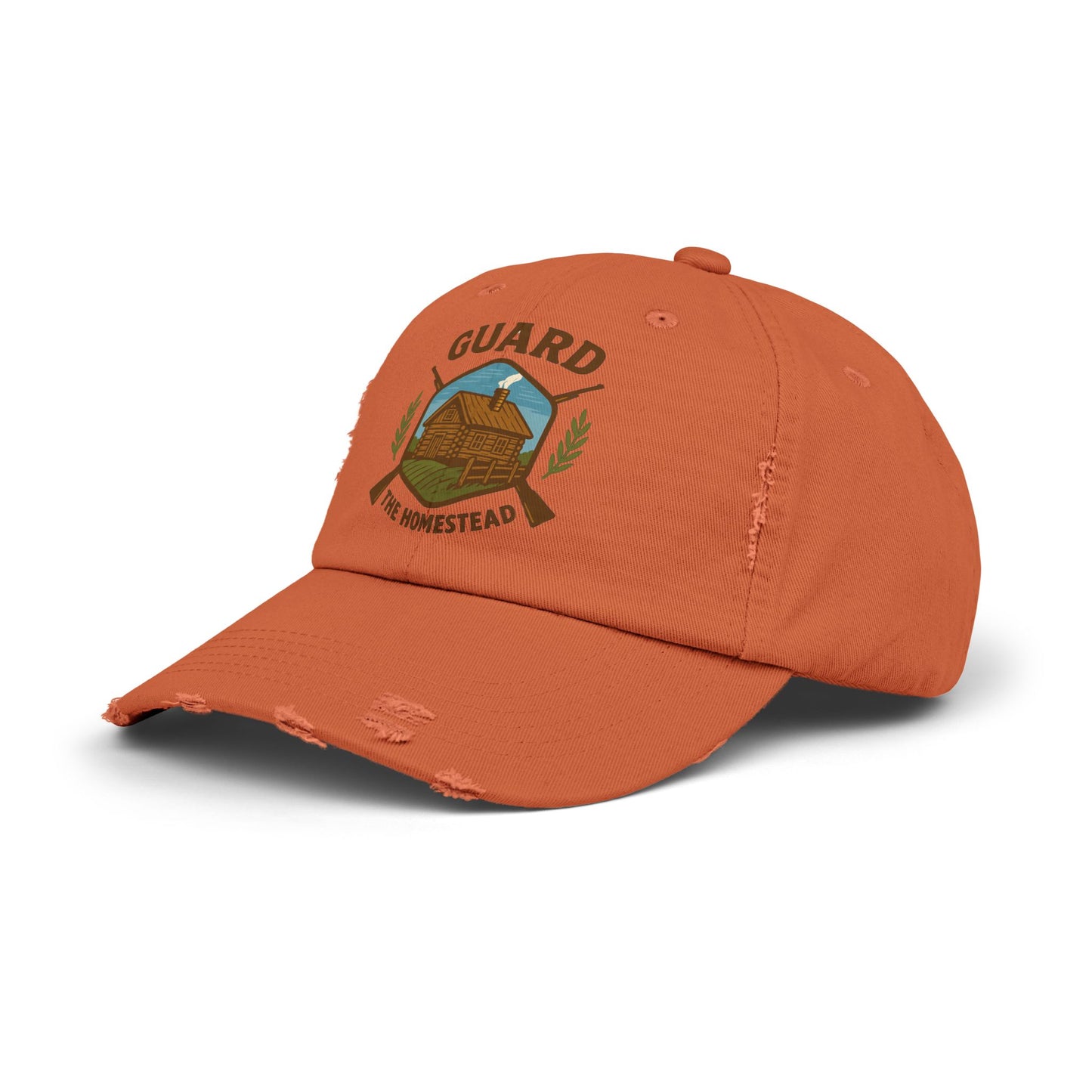 Distressed Cap Guard the Homestead Embroidered Patch