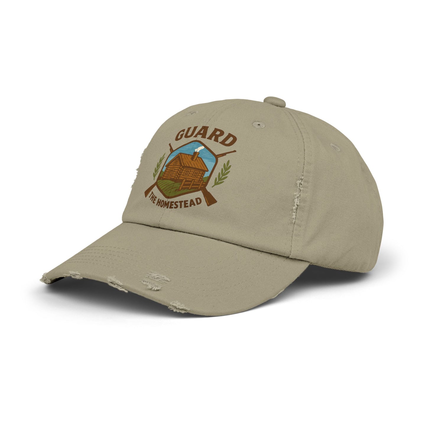Distressed Cap Guard the Homestead Embroidered Patch