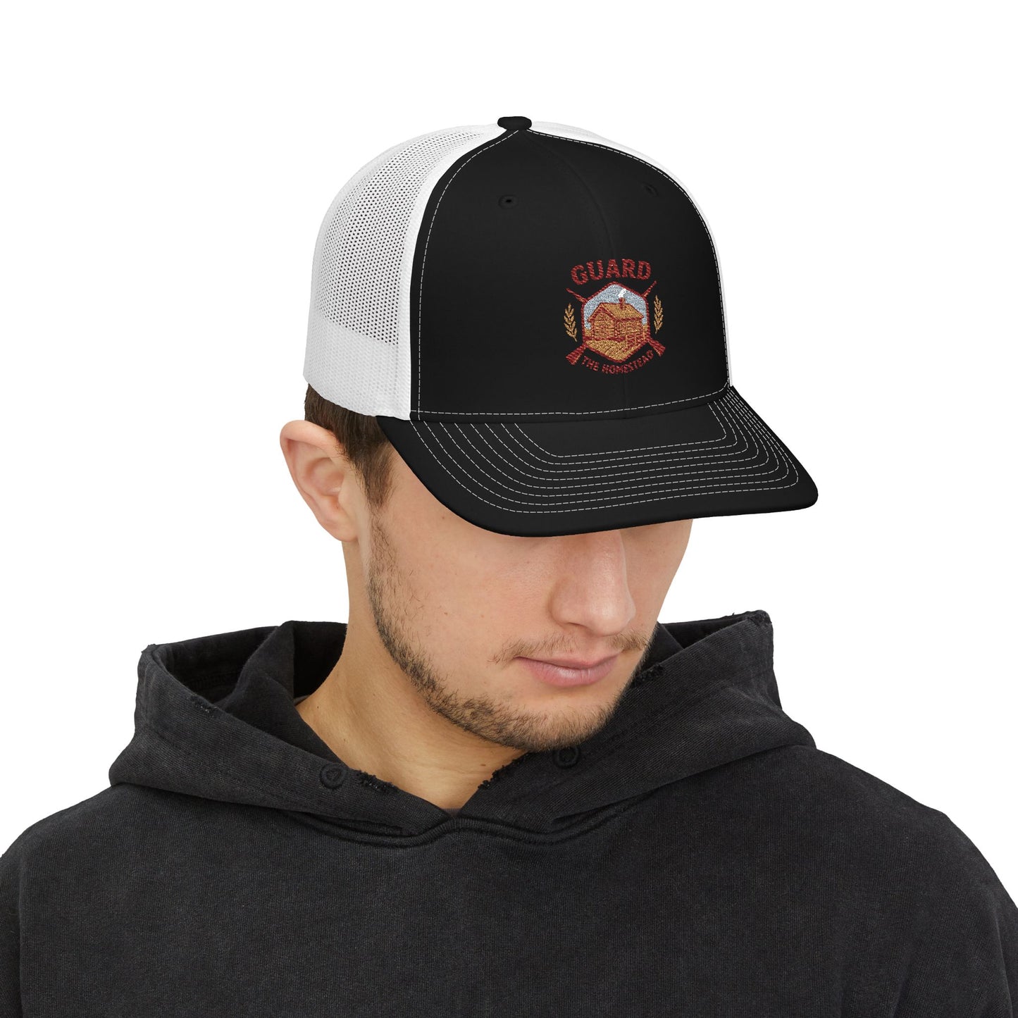 Guard the Homestead Snapback Trucker Cap (Embroidery)