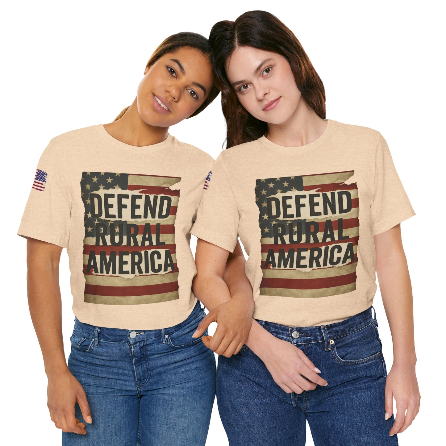 Defend Rural America Unisex Tee - Patriotic Short Sleeve Shirt