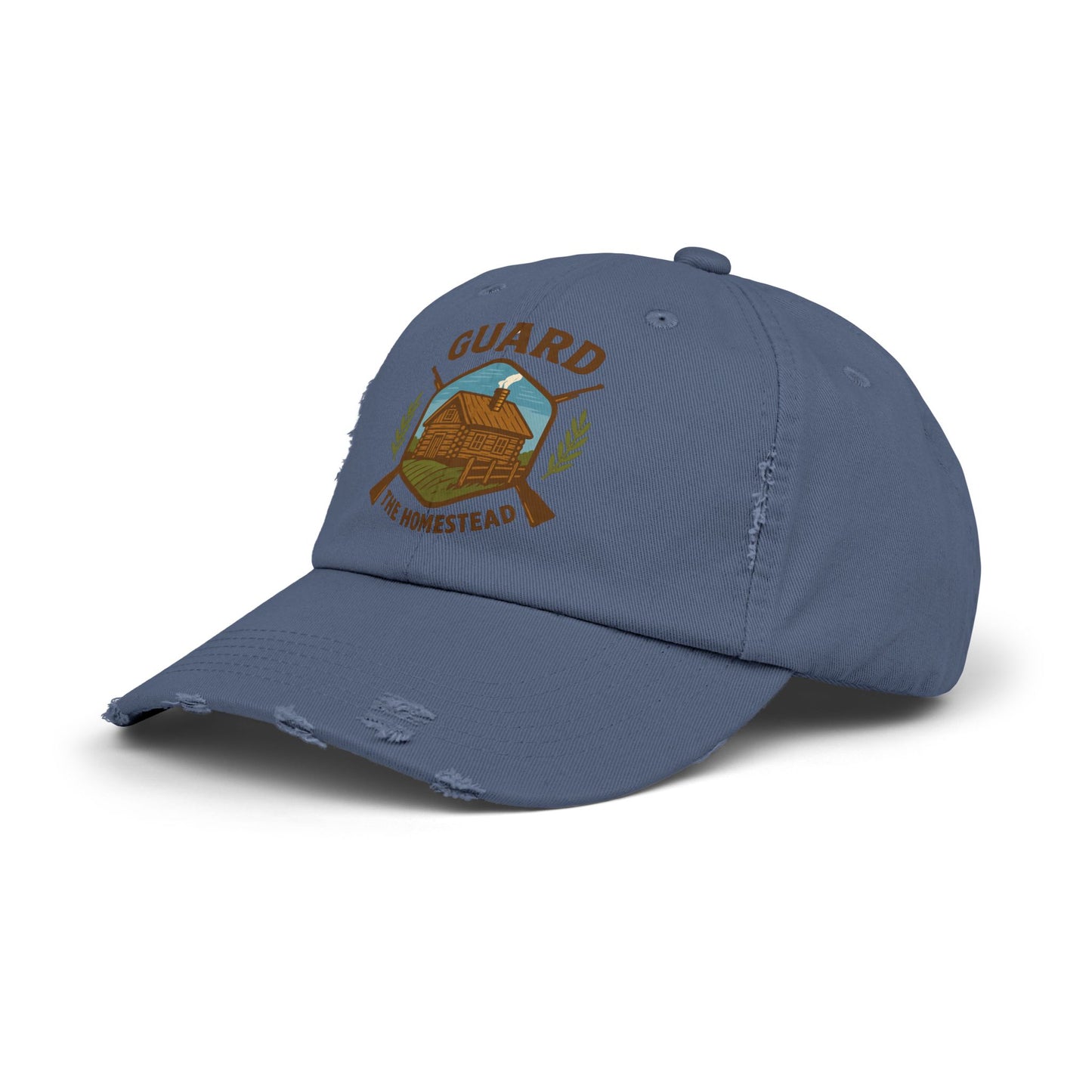 Distressed Cap Guard the Homestead Embroidered Patch