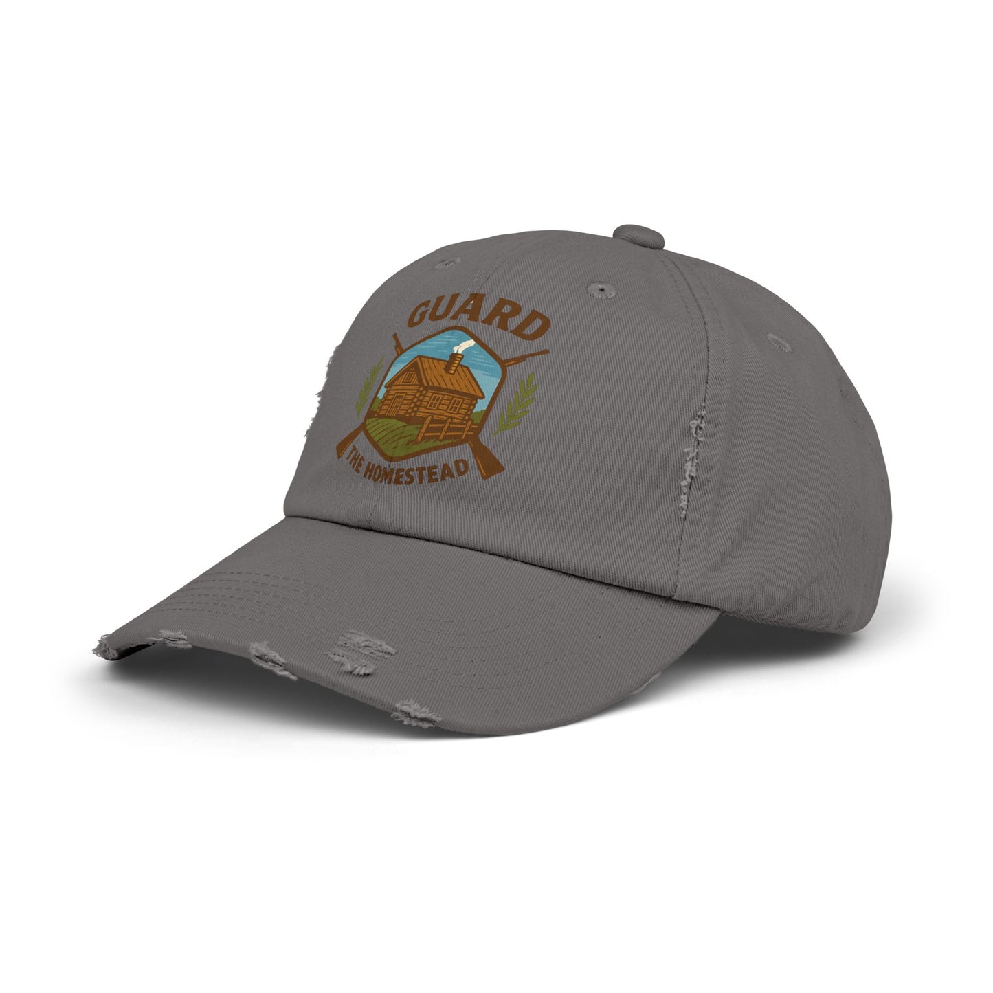 Distressed Cap Guard the Homestead Embroidered Patch
