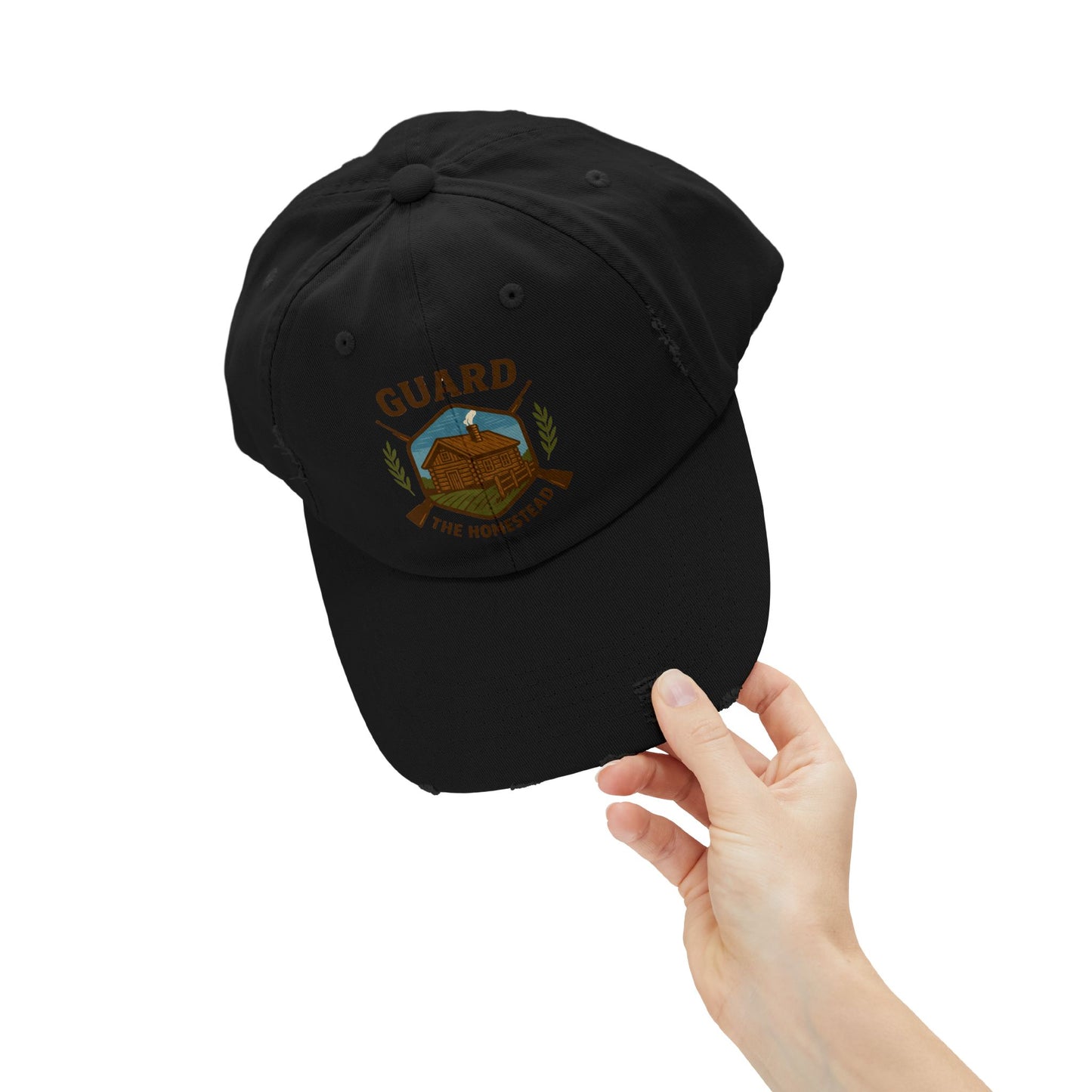 Distressed Cap Guard the Homestead Embroidered Patch