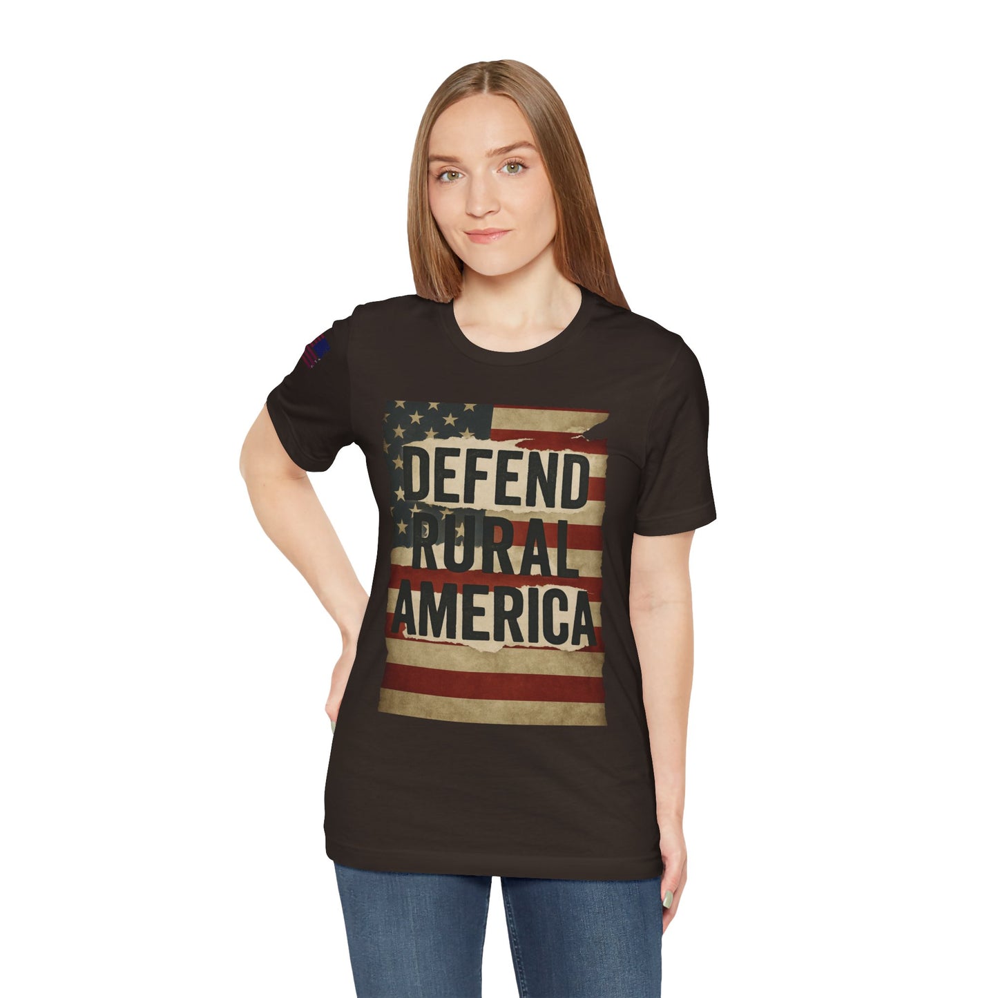 Defend Rural America Unisex Tee - Patriotic Short Sleeve Shirt
