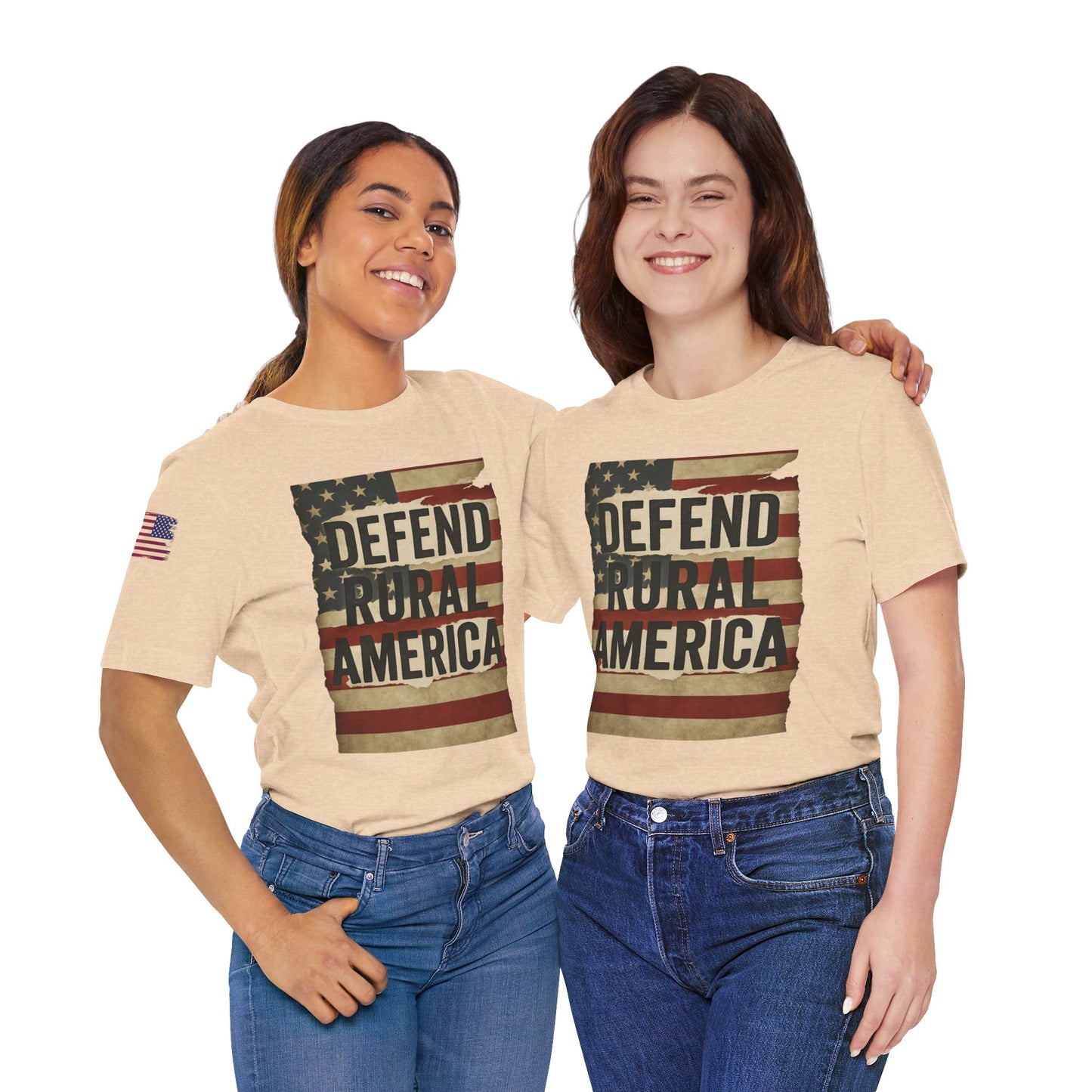 Defend Rural America Unisex Tee - Patriotic Short Sleeve Shirt