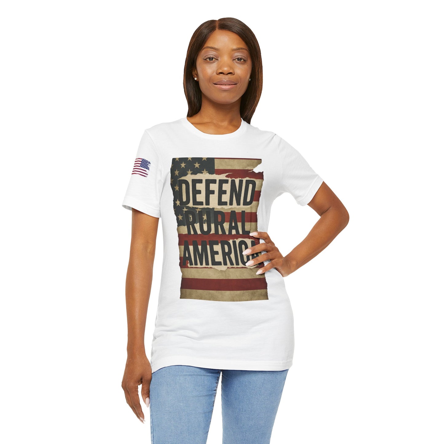 Defend Rural America Unisex Tee - Patriotic Short Sleeve Shirt