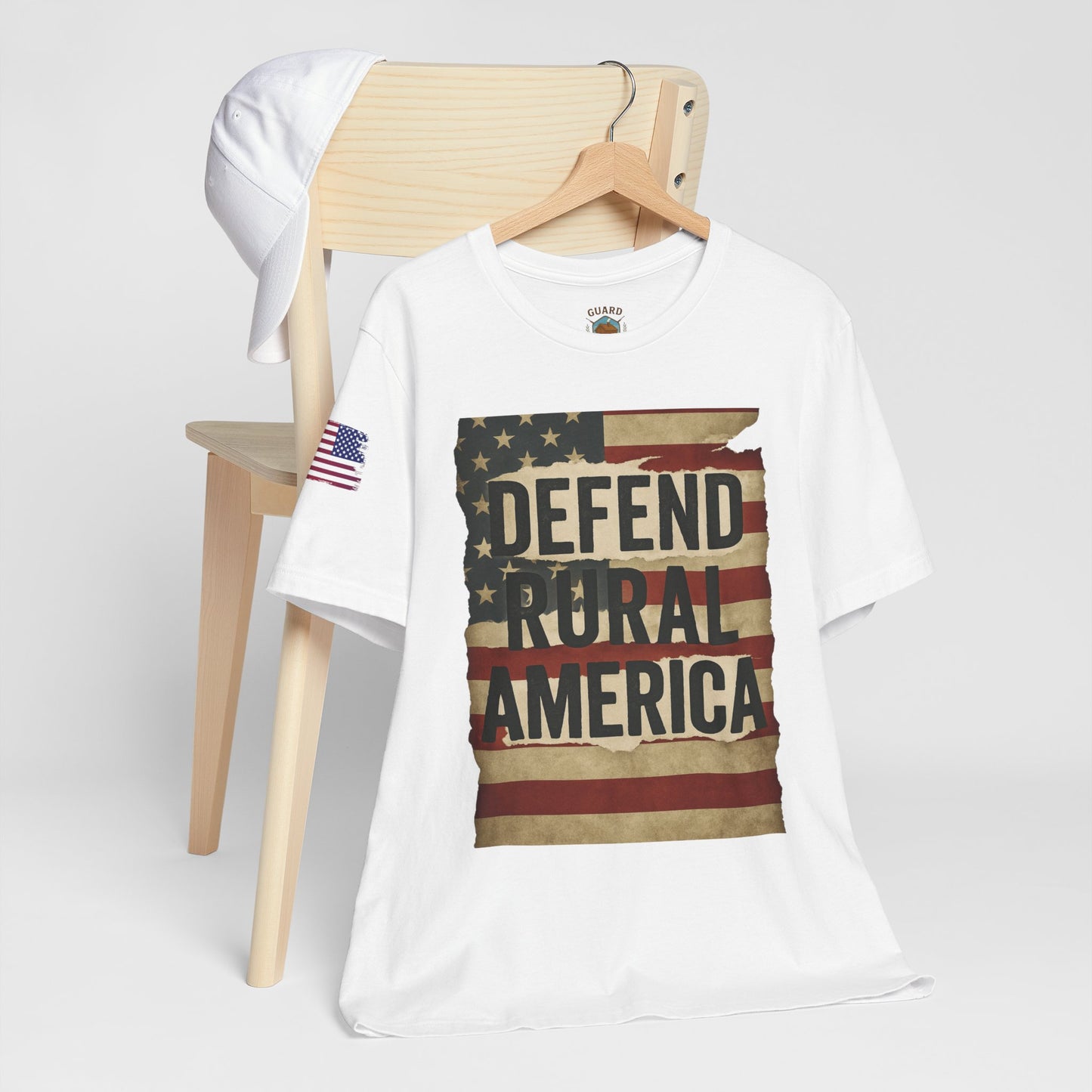 Defend Rural America Unisex Tee - Patriotic Short Sleeve Shirt