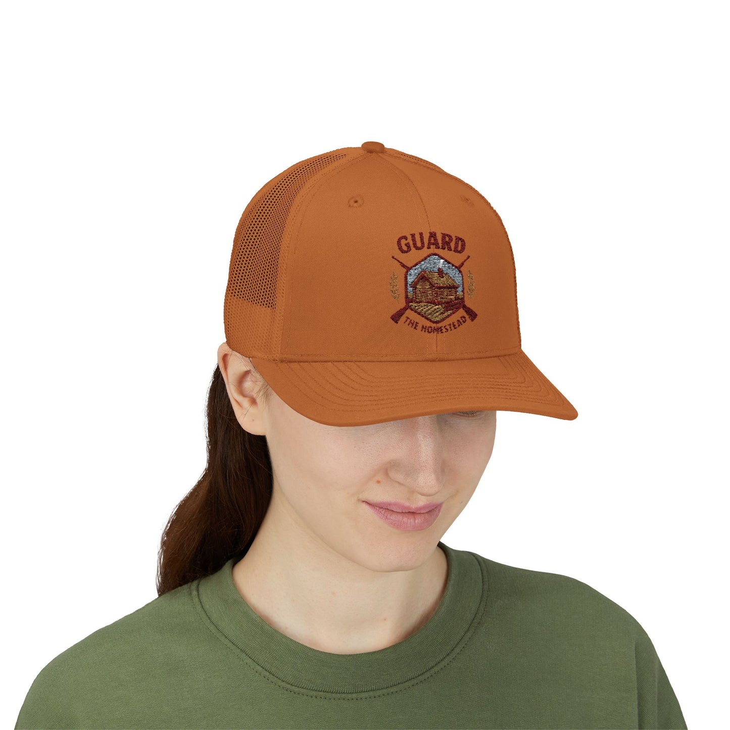 Guard the Homestead Snapback Trucker Cap - Perfect for Outdoor Enthusiasts