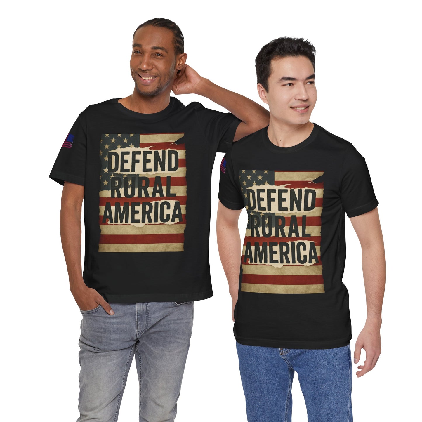 Defend Rural America Unisex Tee - Patriotic Short Sleeve Shirt