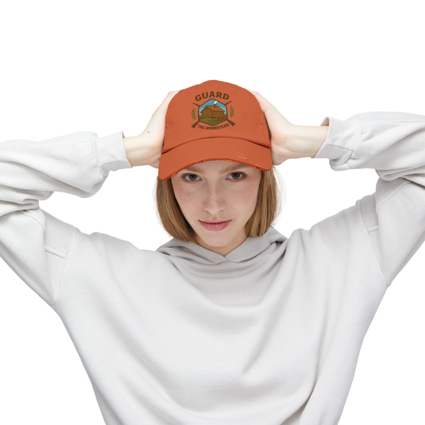 Distressed Cap Guard the Homestead Embroidered Patch