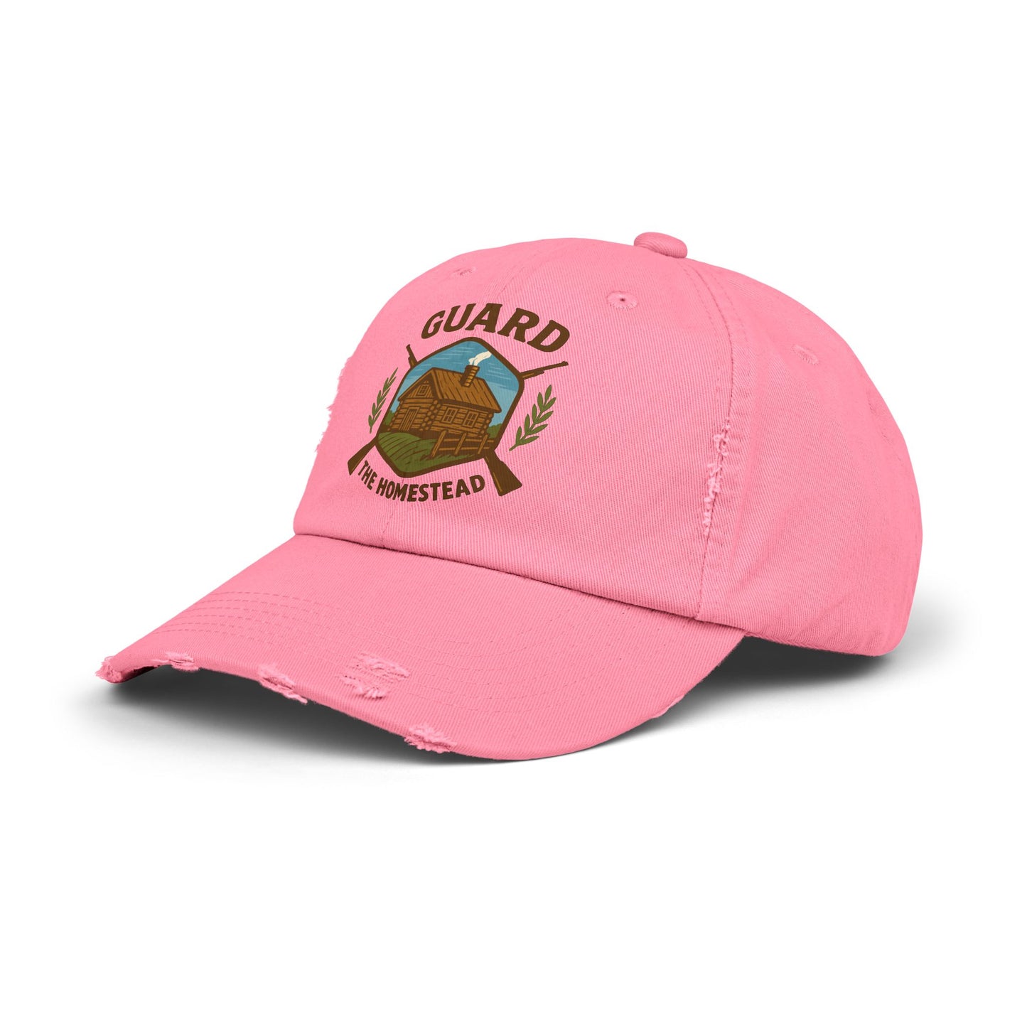 Distressed Cap Guard the Homestead Embroidered Patch