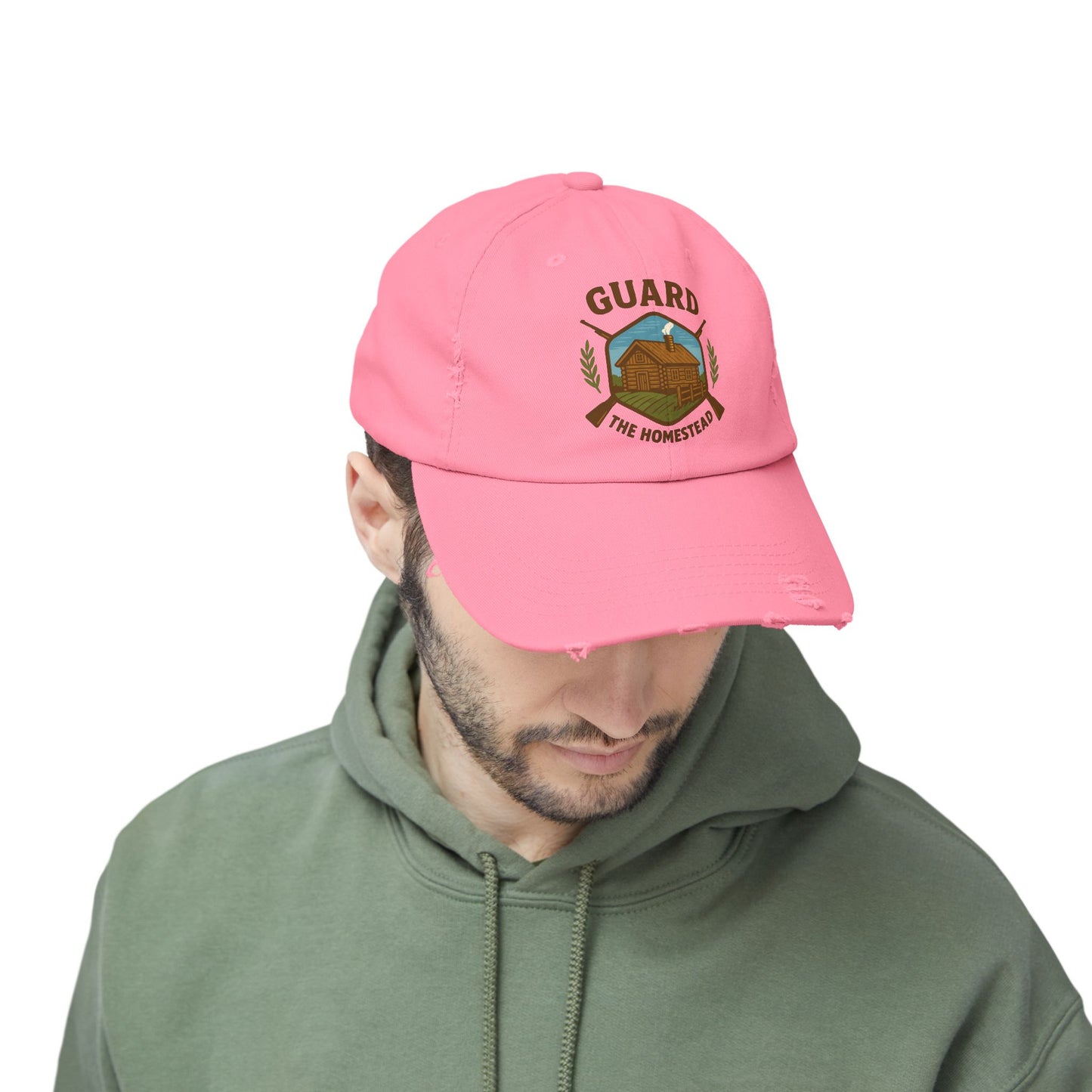 Distressed Cap Guard the Homestead Embroidered Patch