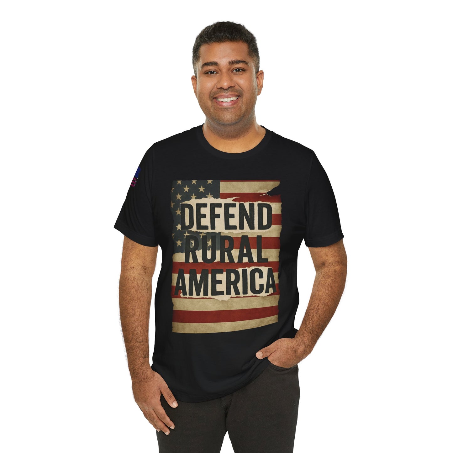 Defend Rural America Unisex Tee - Patriotic Short Sleeve Shirt