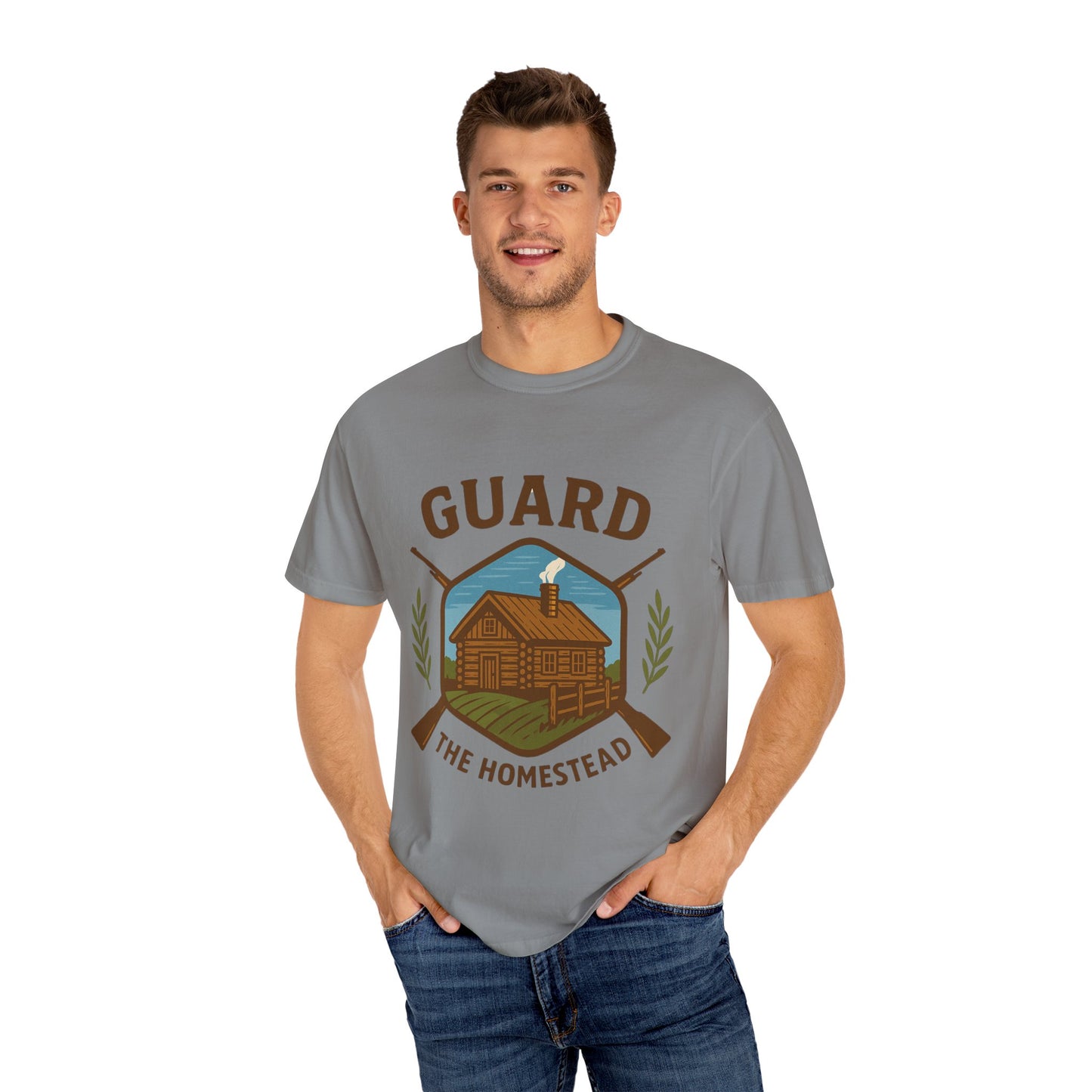 Guard the Homestead Unisex T-shirt - American Values Patriotic Tee