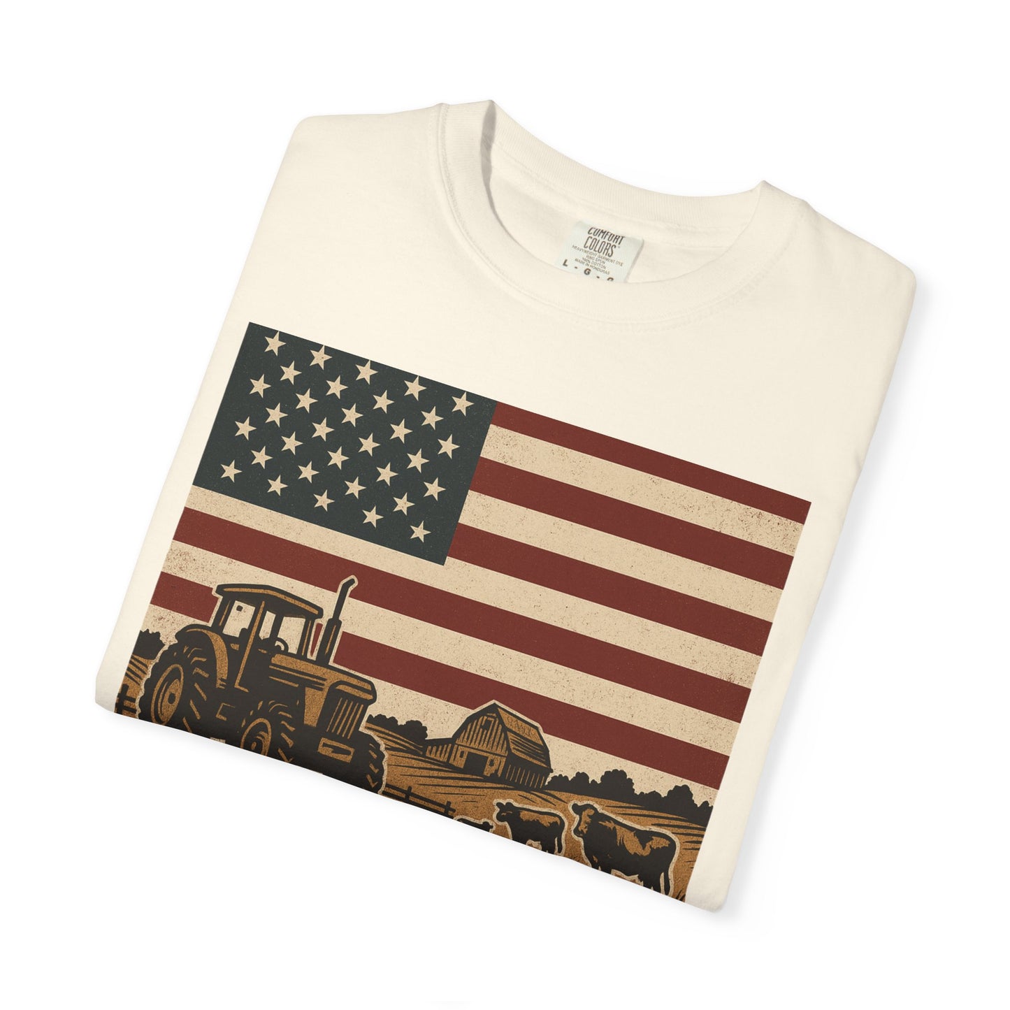 Patriotic Farm Life T-Shirt | This Land Ain't For Sale | Guard The Homestead