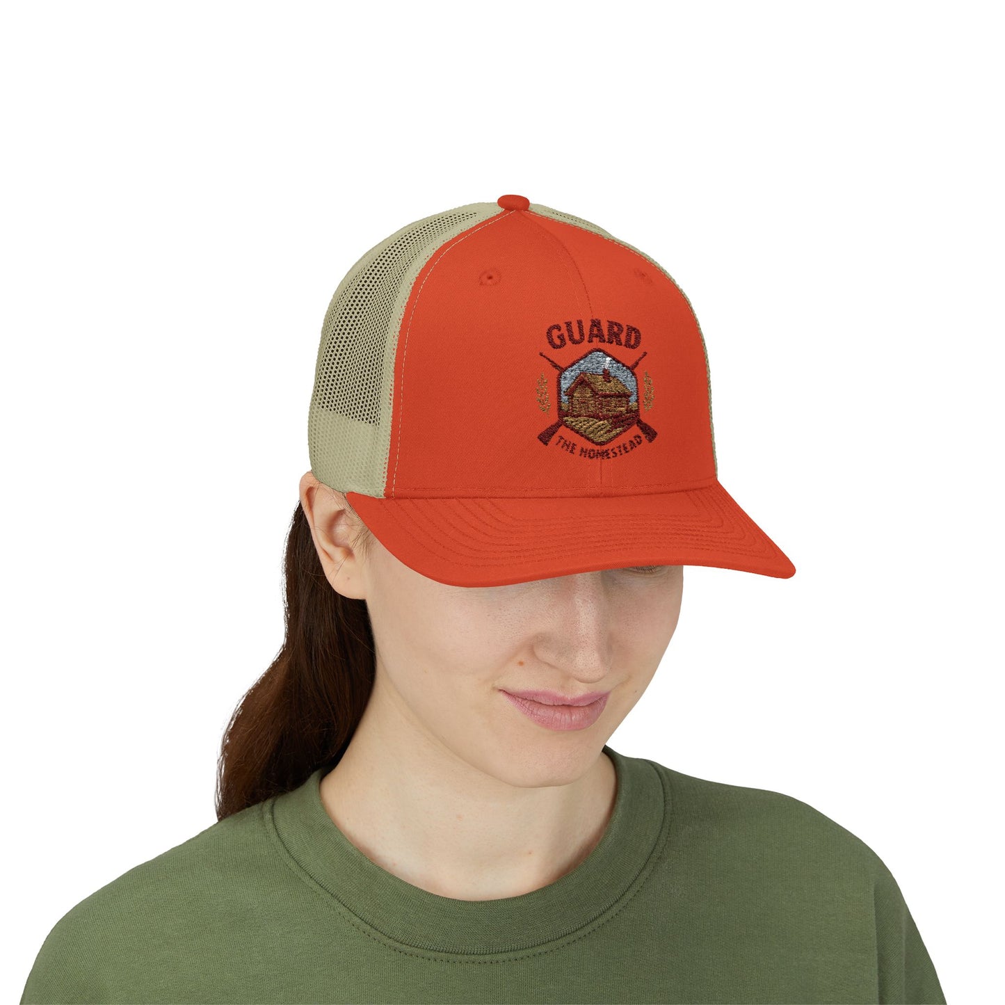 Guard the Homestead Snapback Trucker Cap - Perfect for Outdoor Enthusiasts