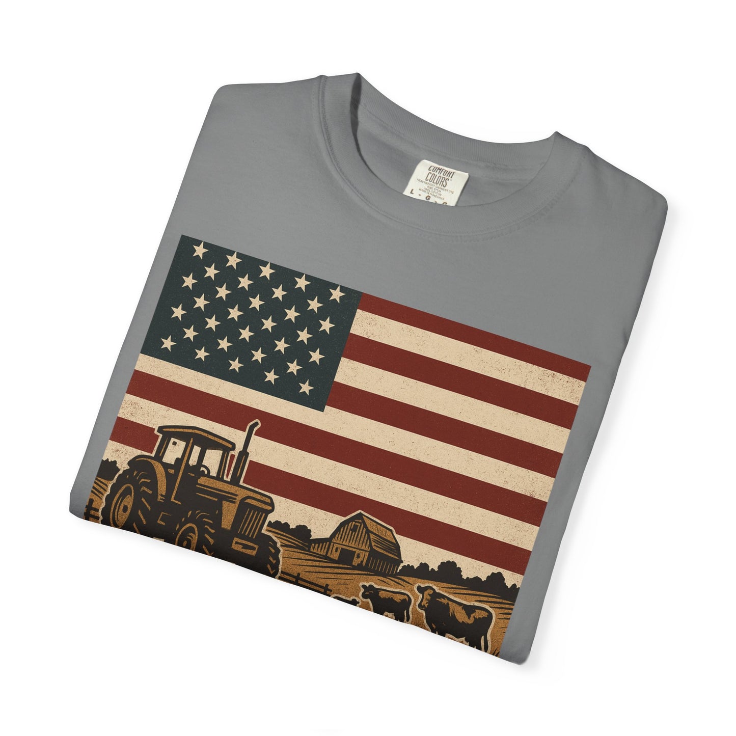 Patriotic Farm Life T-Shirt | This Land Ain't For Sale | Guard The Homestead