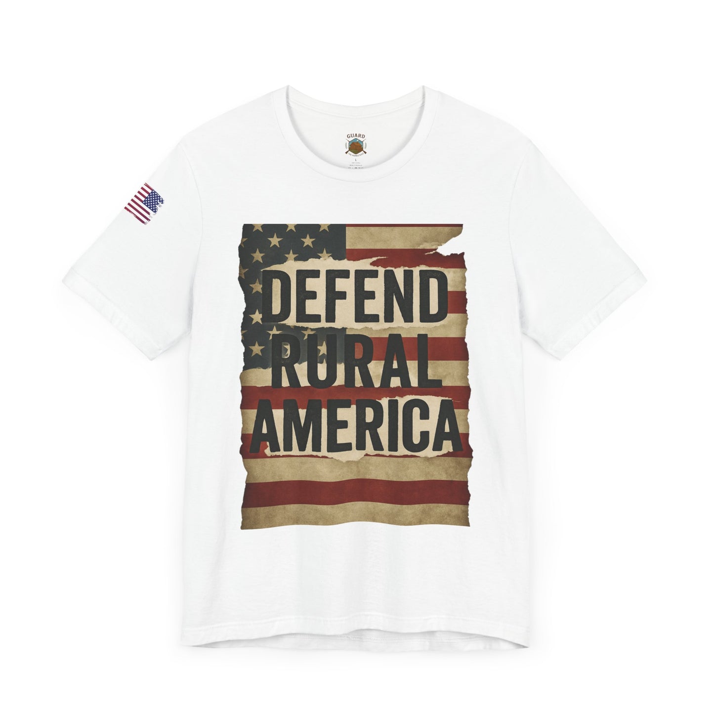Defend Rural America Unisex Tee - Patriotic Short Sleeve Shirt