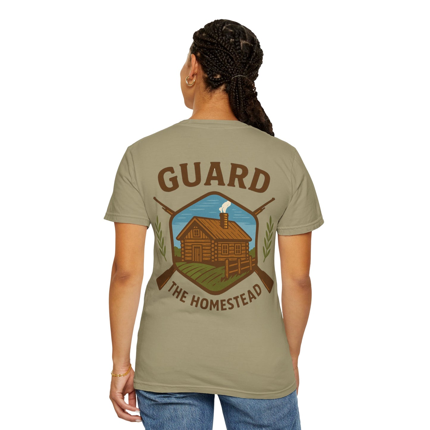 Patriotic Farm Life T-Shirt | This Land Ain't For Sale | Guard The Homestead