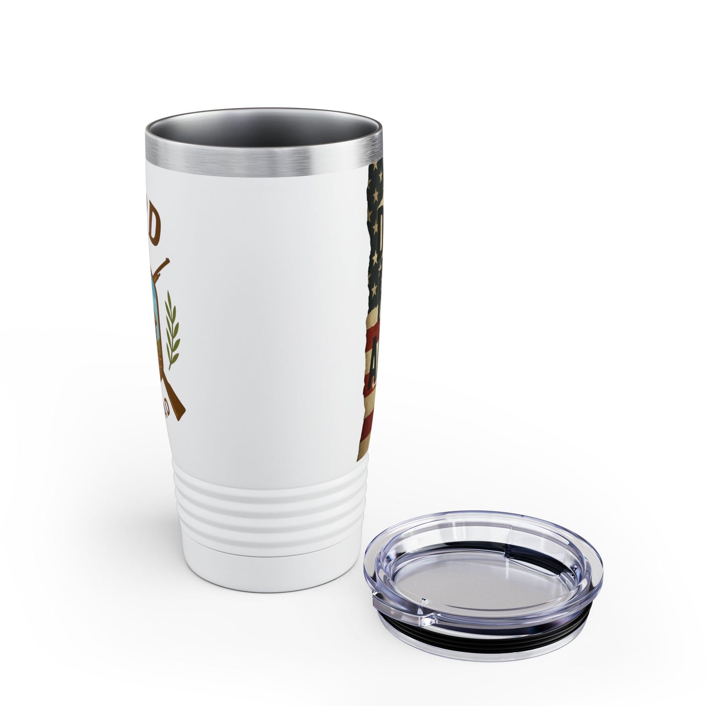 Tumbler Cup - Defend Rural America with Guard the Homestead Logo