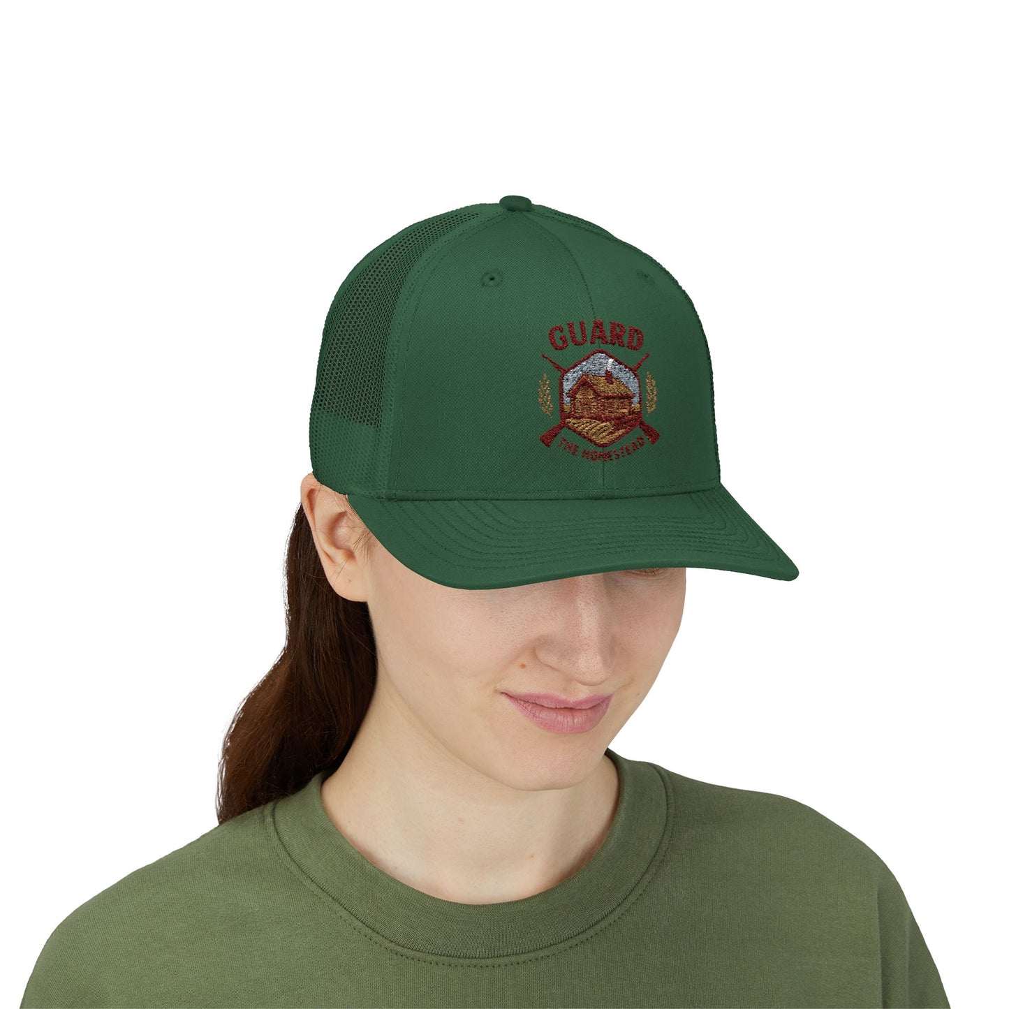 Guard the Homestead Snapback Trucker Cap - Perfect for Outdoor Enthusiasts