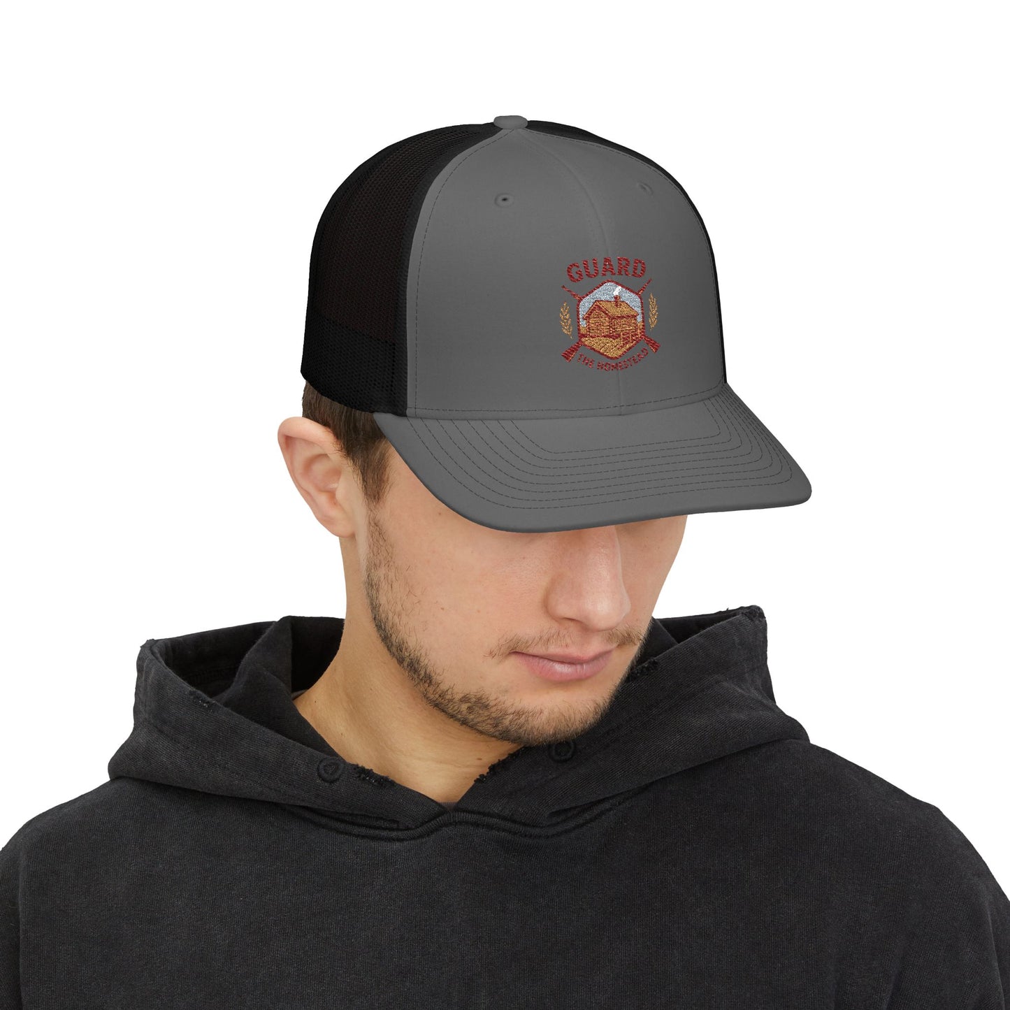 Guard the Homestead Snapback Trucker Cap (Embroidery)