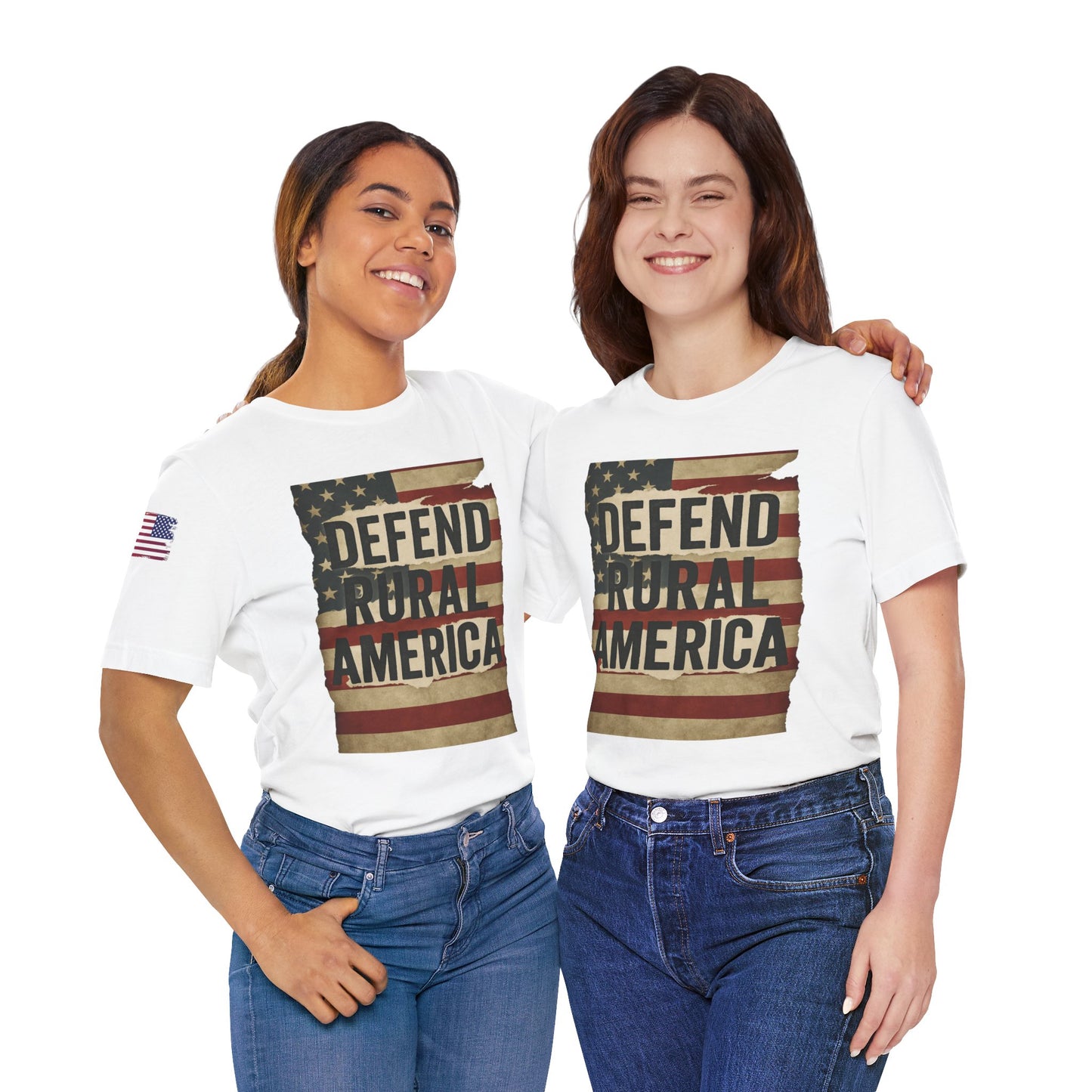 Defend Rural America Unisex Tee - Patriotic Short Sleeve Shirt
