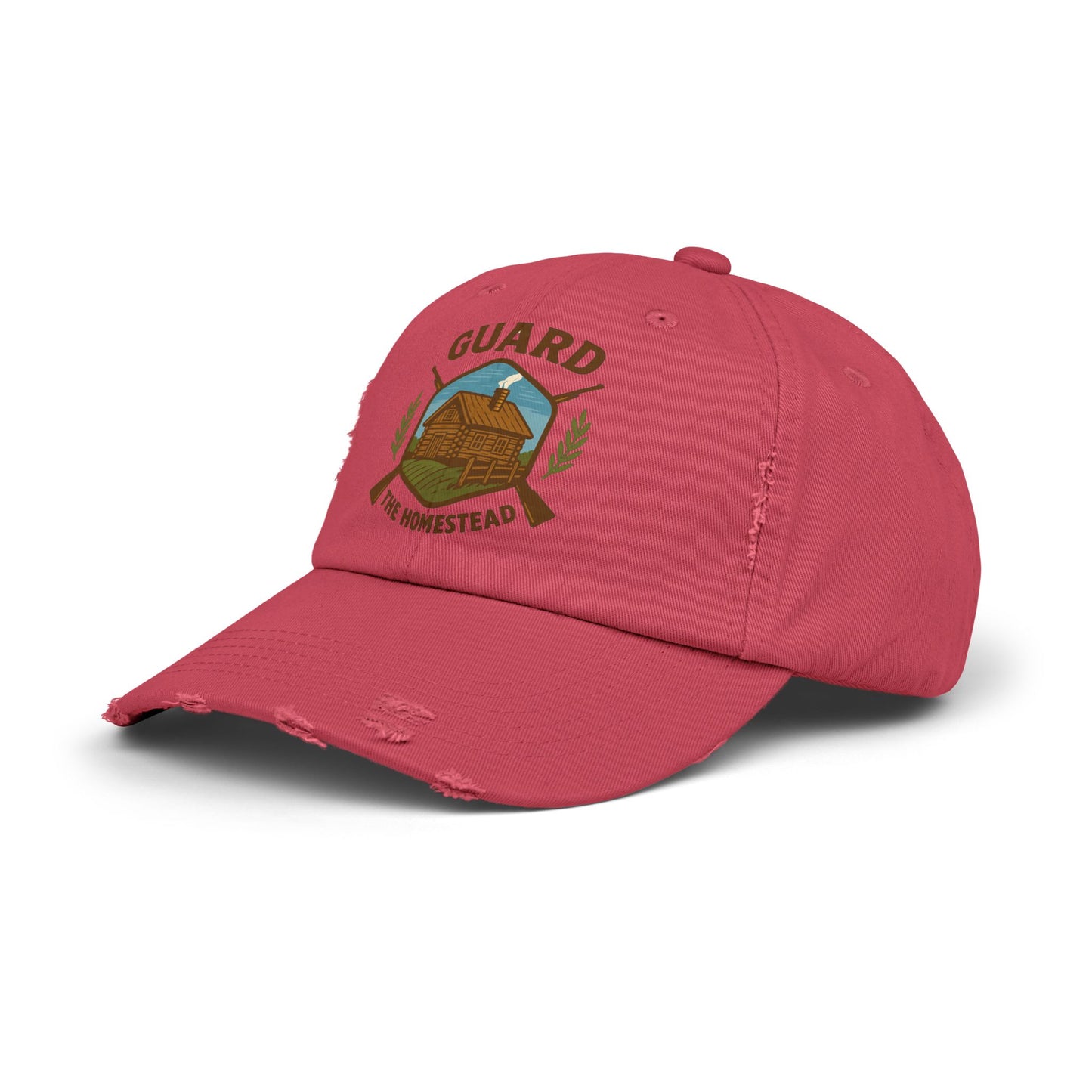 Distressed Cap Guard the Homestead Embroidered Patch