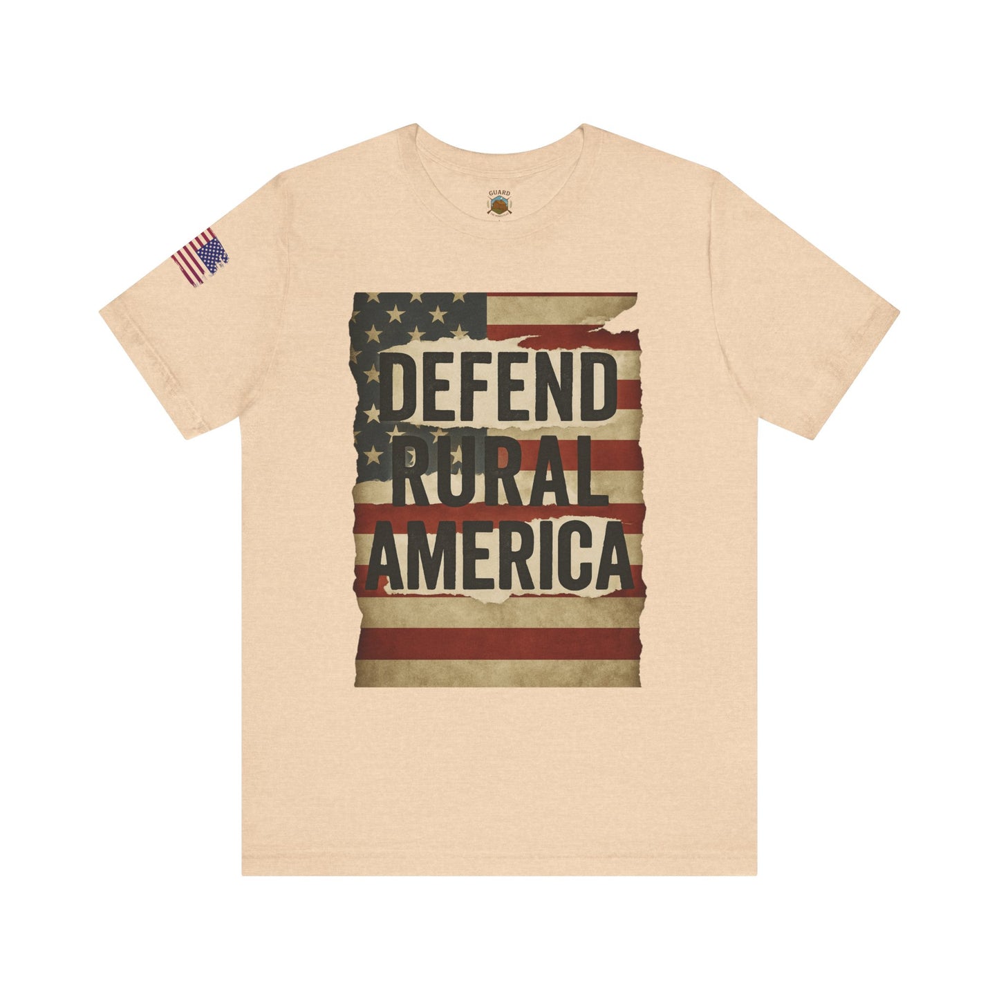 Defend Rural America Unisex Tee - Patriotic Short Sleeve Shirt