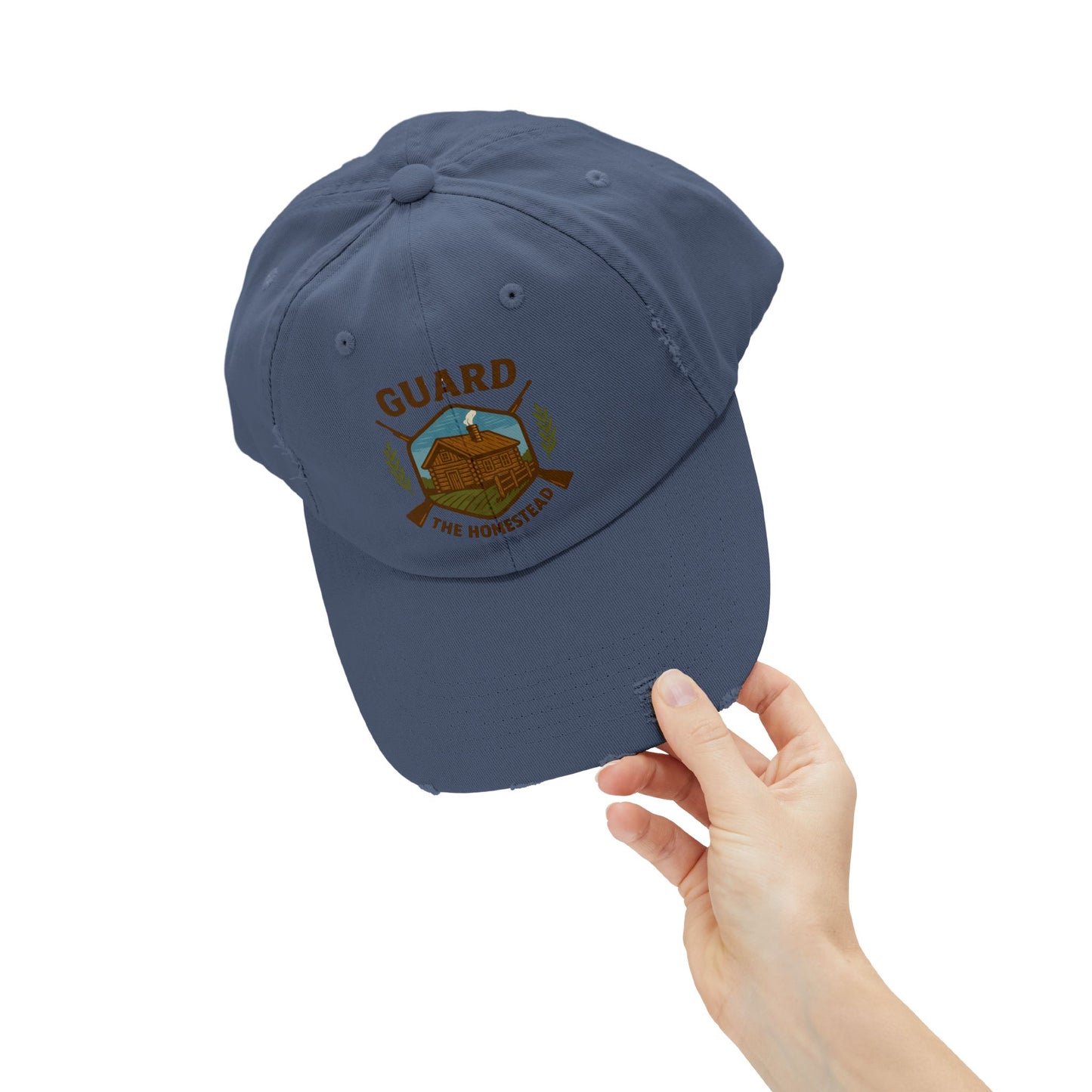 Distressed Cap Guard the Homestead Embroidered Patch