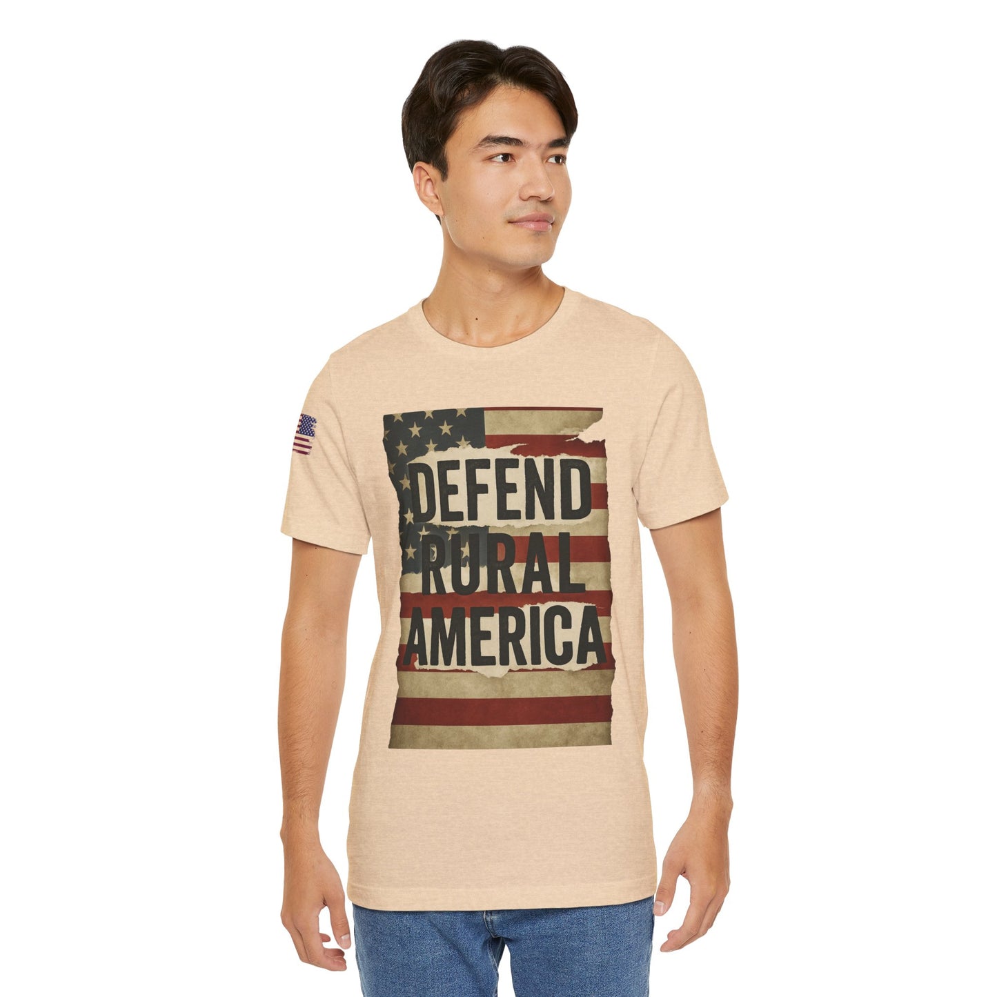 Defend Rural America Unisex Tee - Patriotic Short Sleeve Shirt