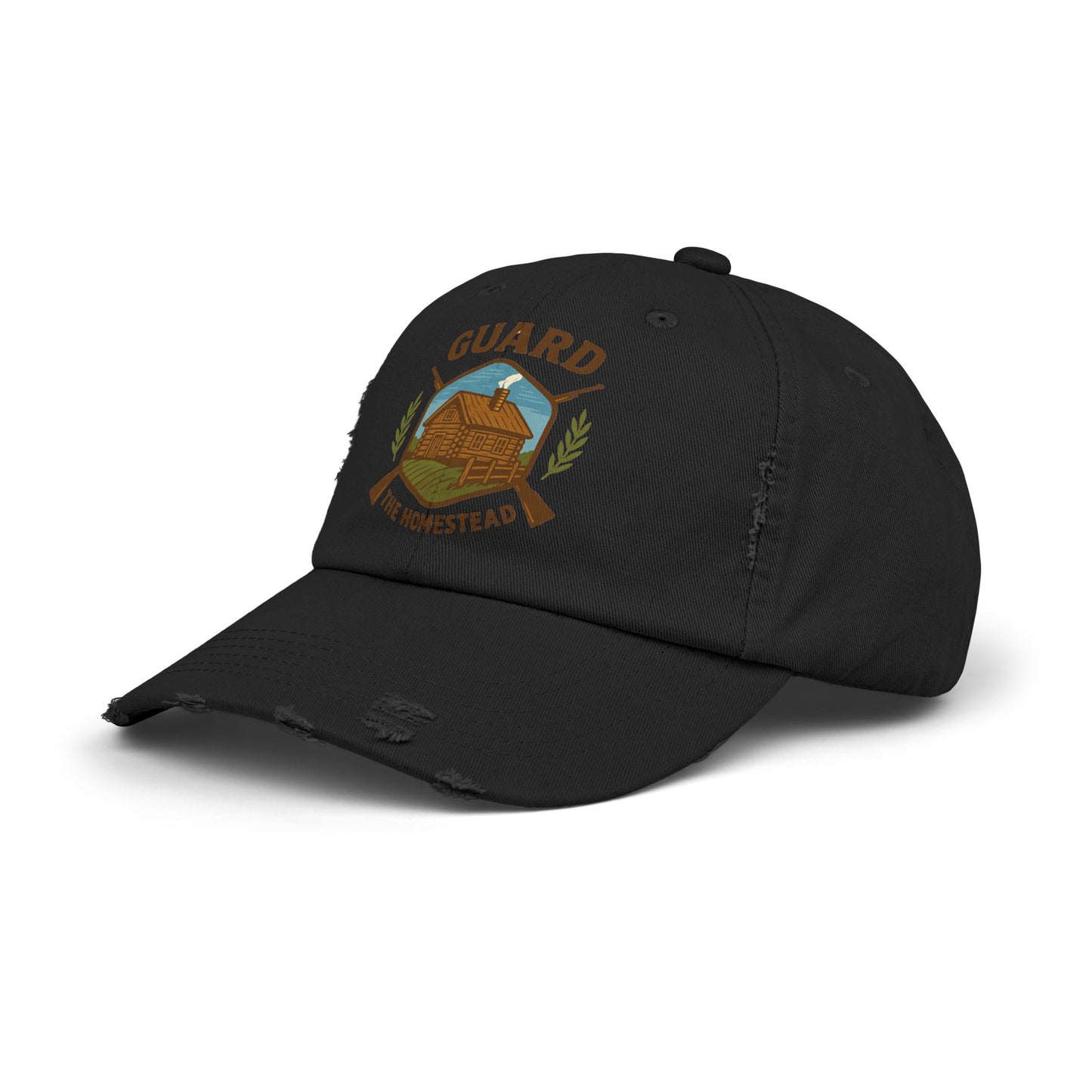 Distressed Cap Guard the Homestead Embroidered Patch
