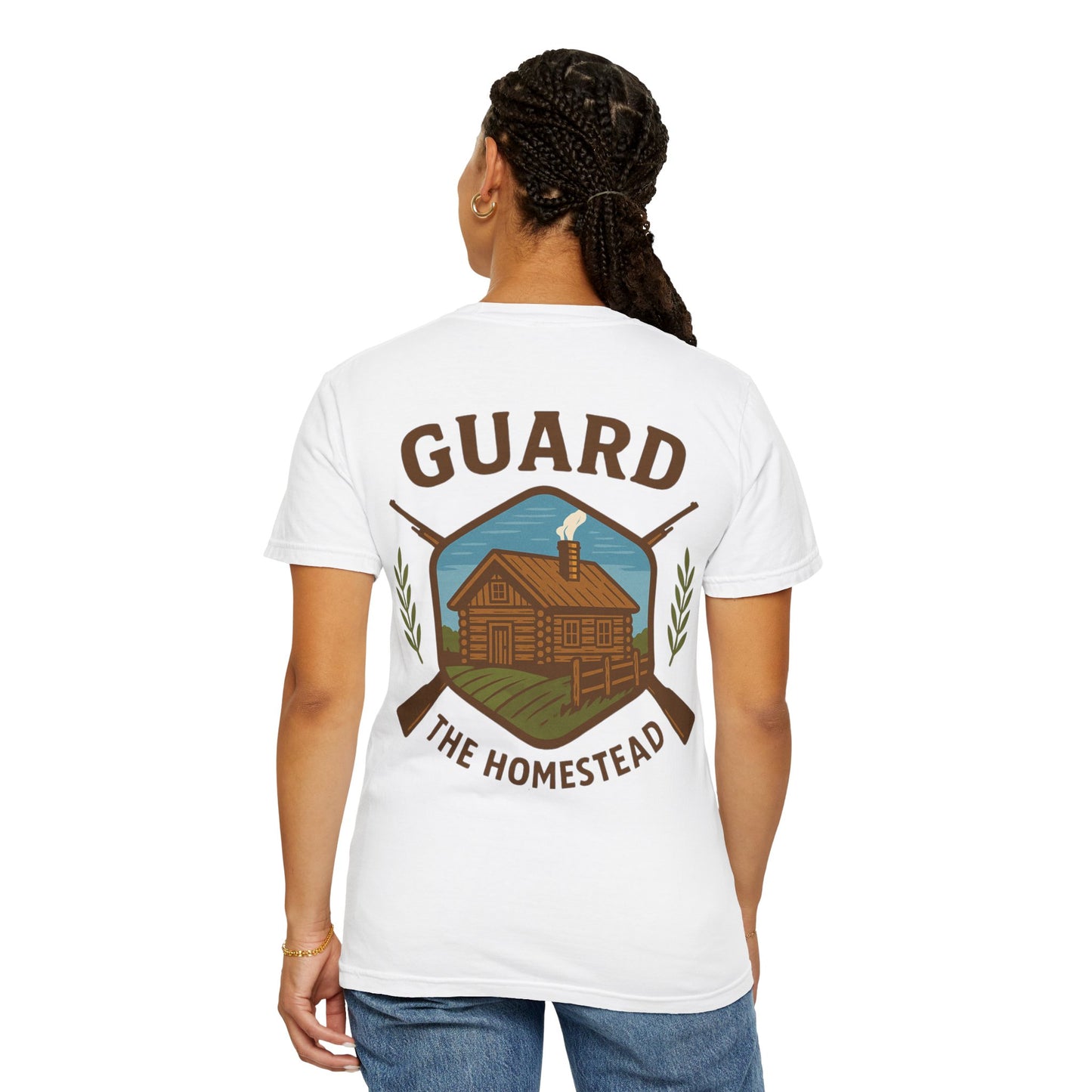 Patriotic Farm Life T-Shirt | This Land Ain't For Sale | Guard The Homestead