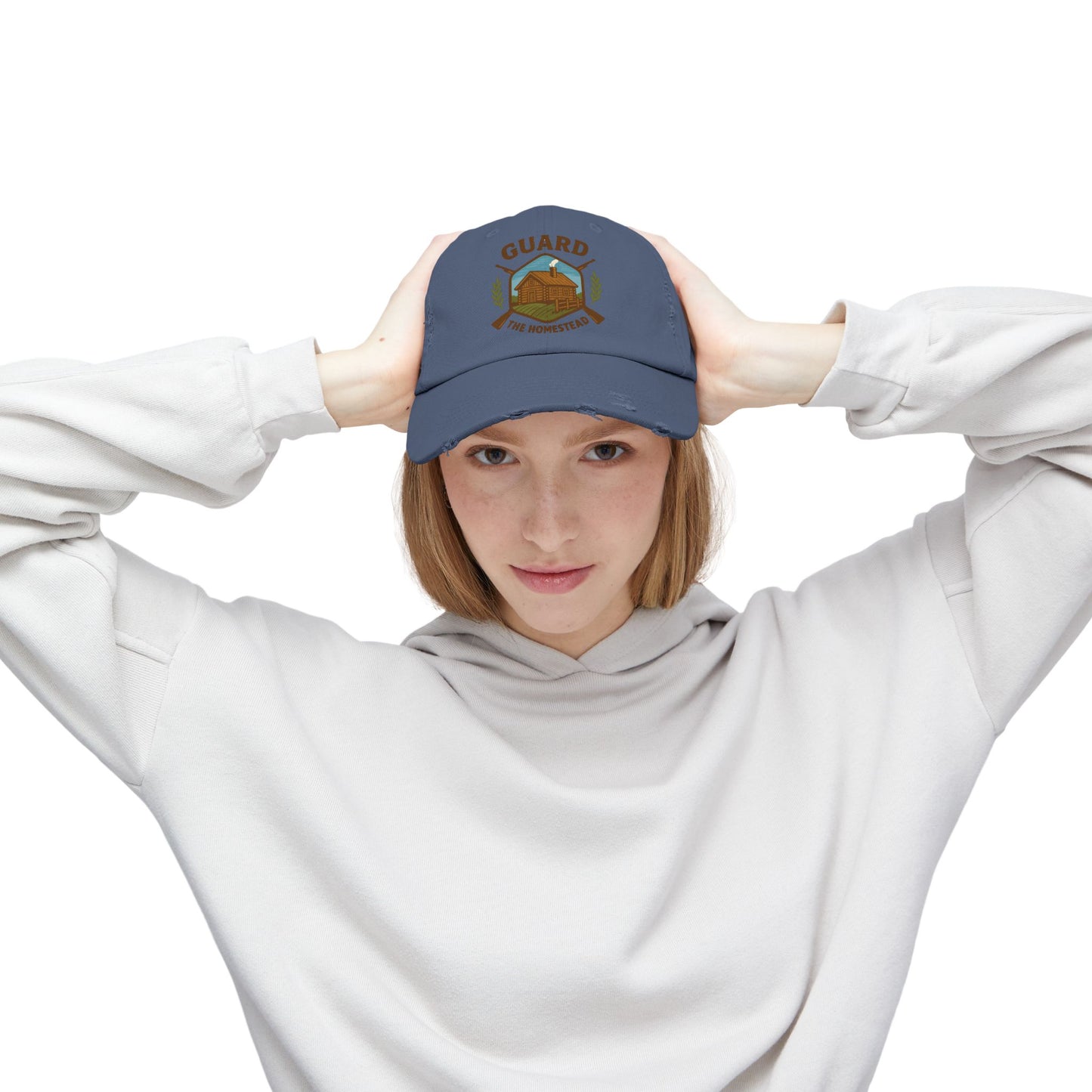 Distressed Cap Guard the Homestead Embroidered Patch