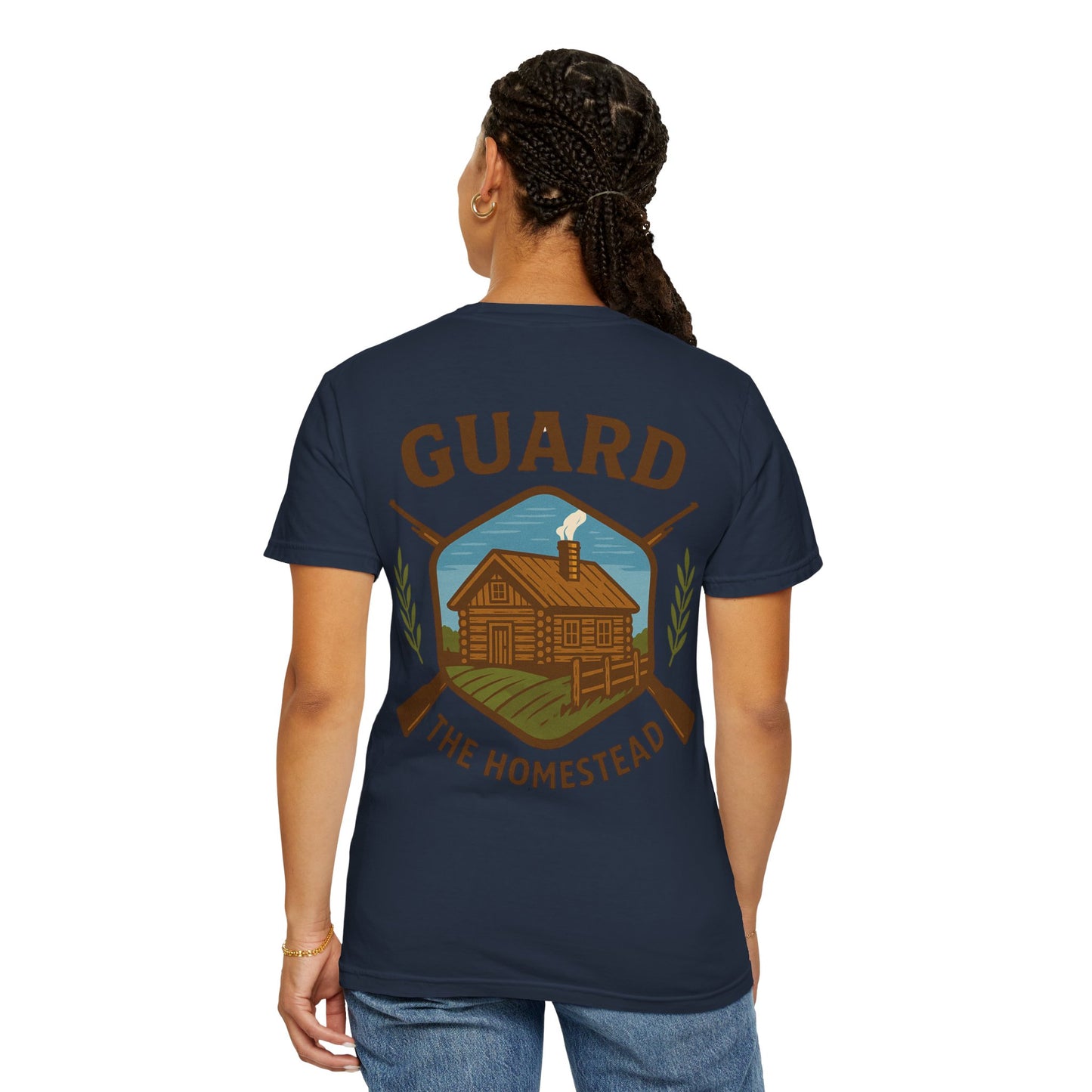 Patriotic Farm Life T-Shirt | This Land Ain't For Sale | Guard The Homestead