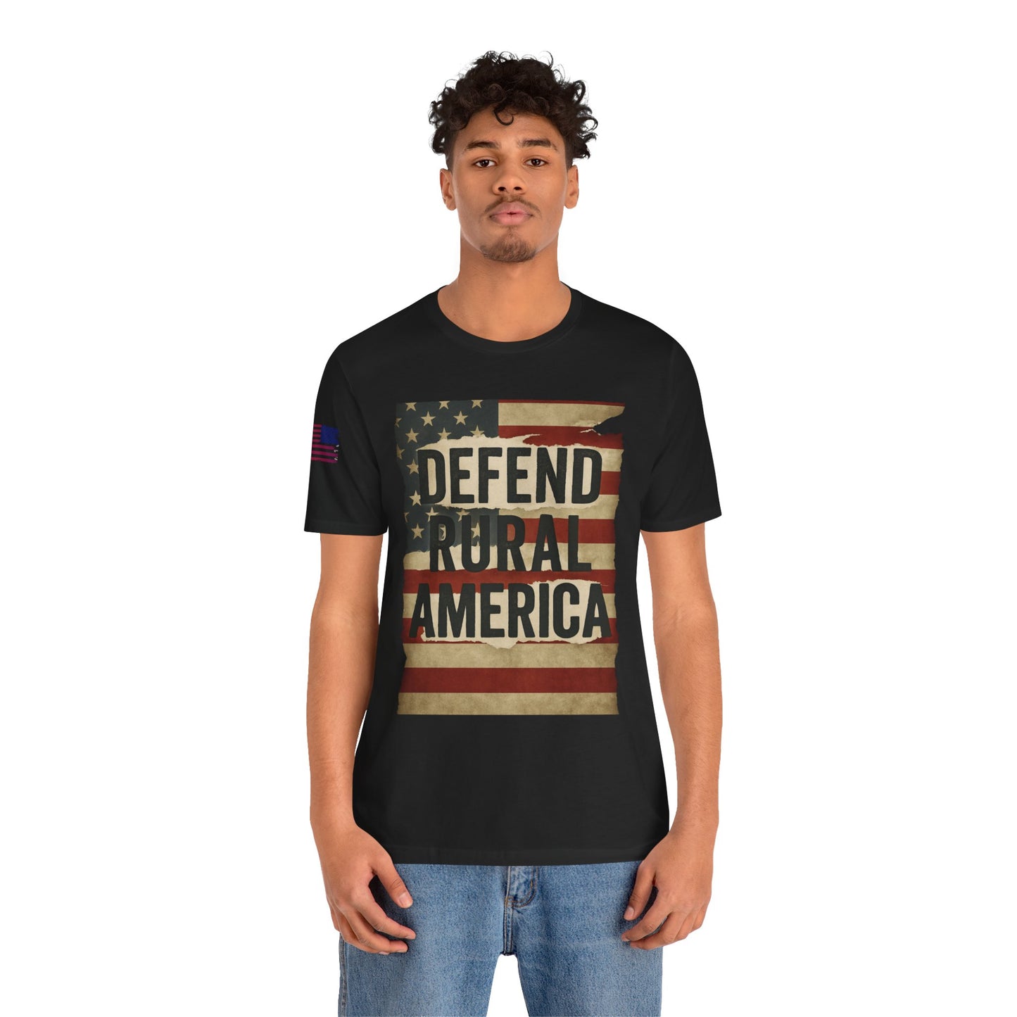 Defend Rural America Unisex Tee - Patriotic Short Sleeve Shirt