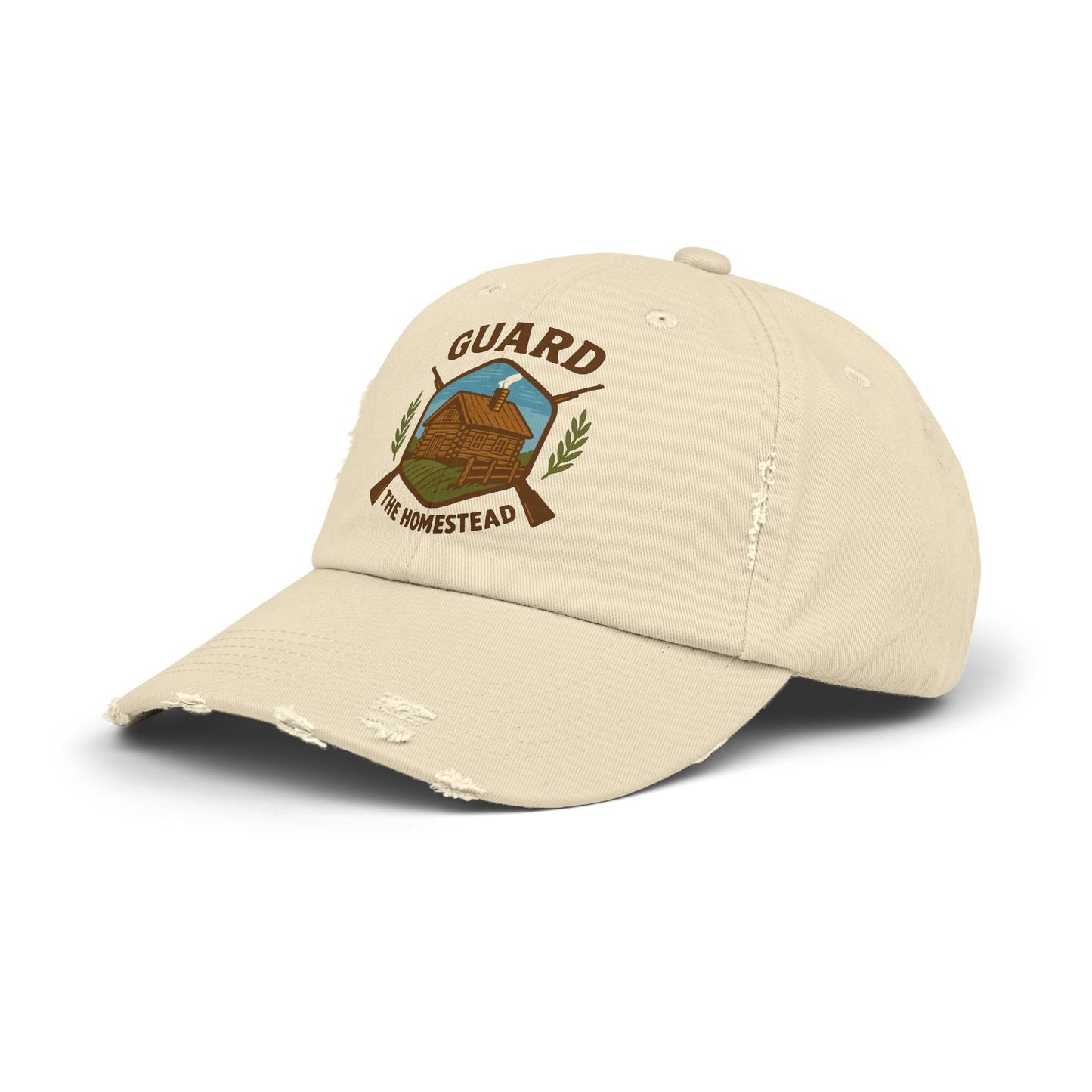 Distressed Cap Guard the Homestead Embroidered Patch