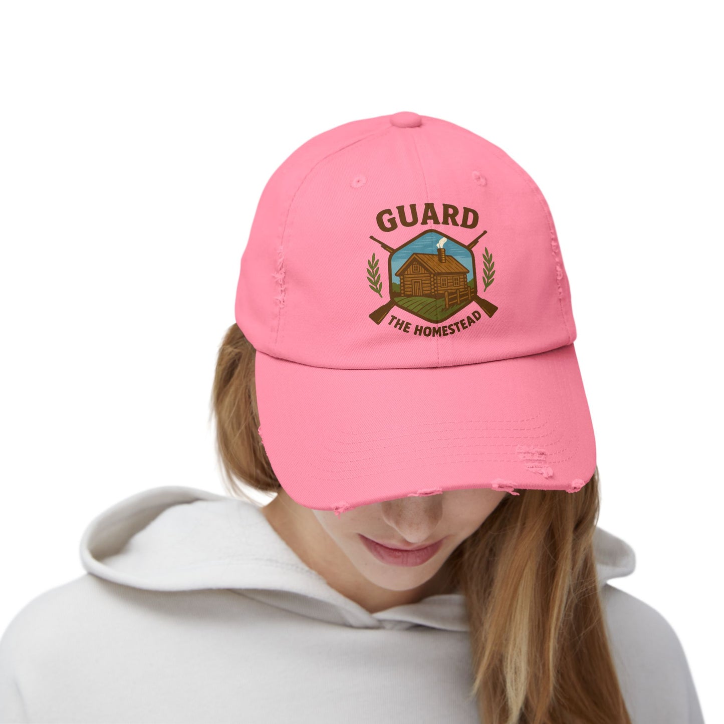Distressed Cap Guard the Homestead Embroidered Patch