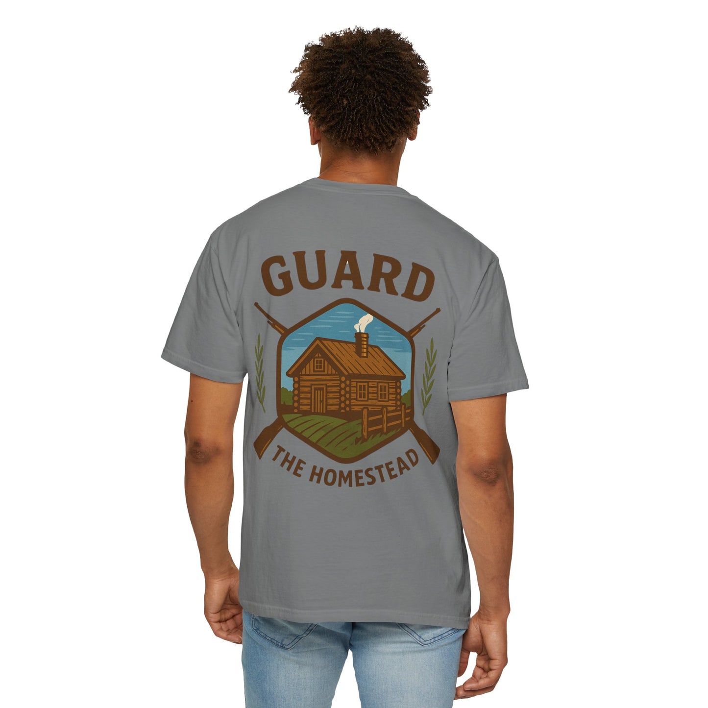 Patriotic Farm Life T-Shirt | This Land Ain't For Sale | Guard The Homestead