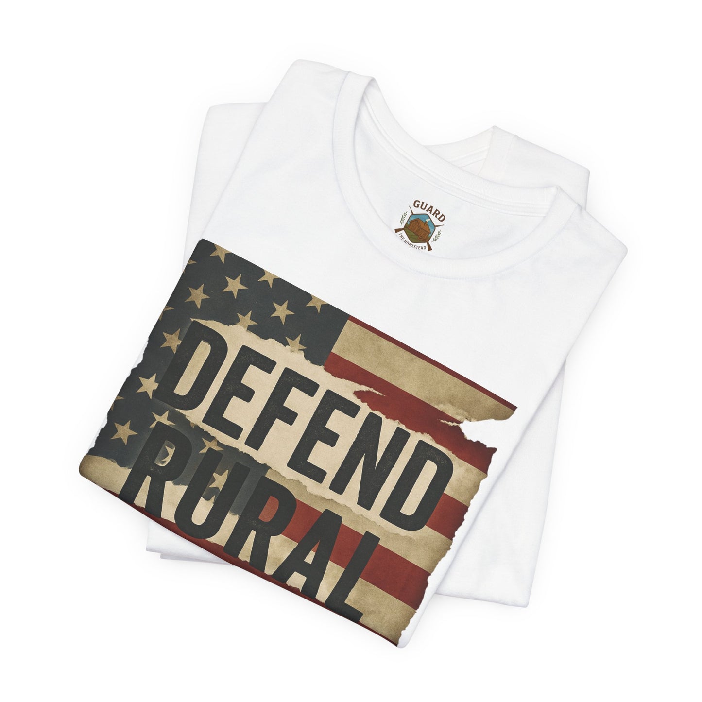 Defend Rural America Unisex Tee - Patriotic Short Sleeve Shirt