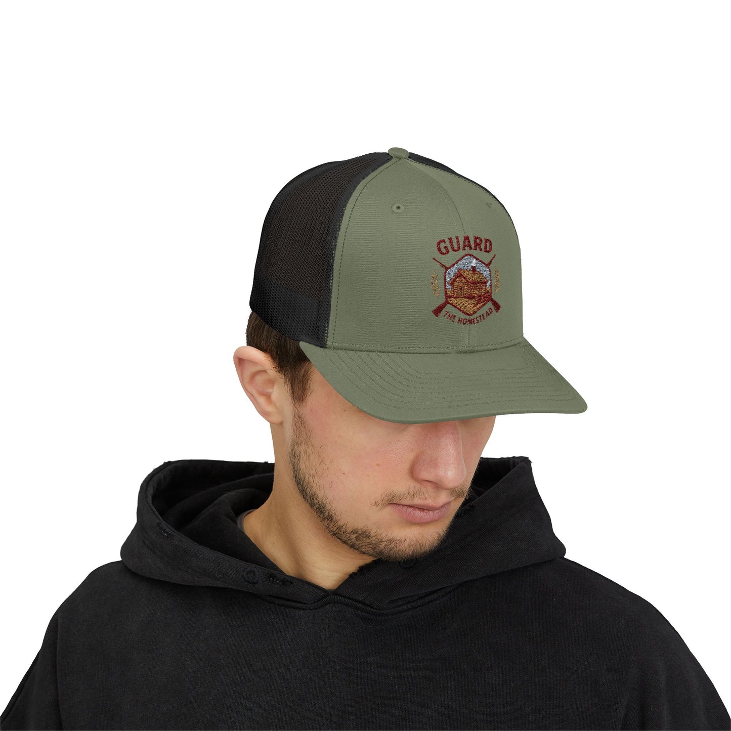 Guard the Homestead Snapback Trucker Cap - Perfect for Outdoor Enthusiasts