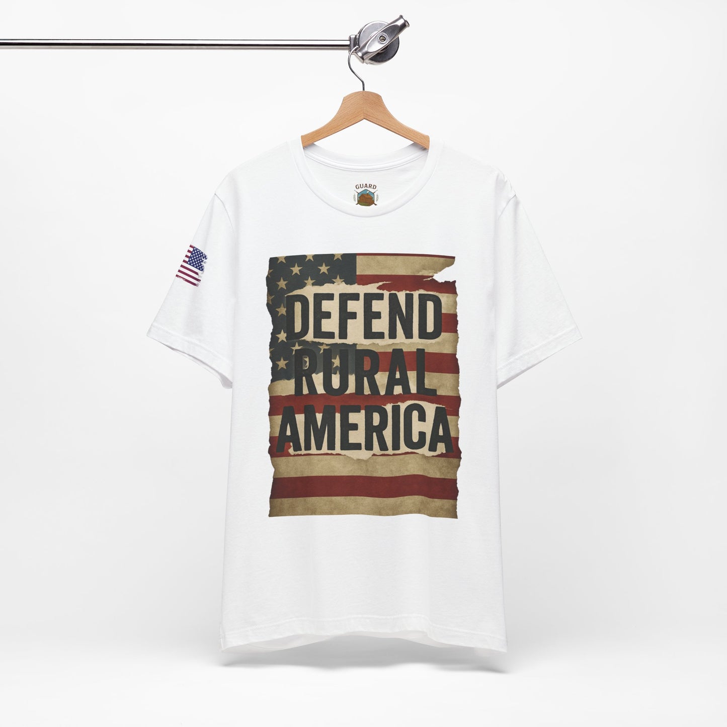 Defend Rural America Unisex Tee - Patriotic Short Sleeve Shirt