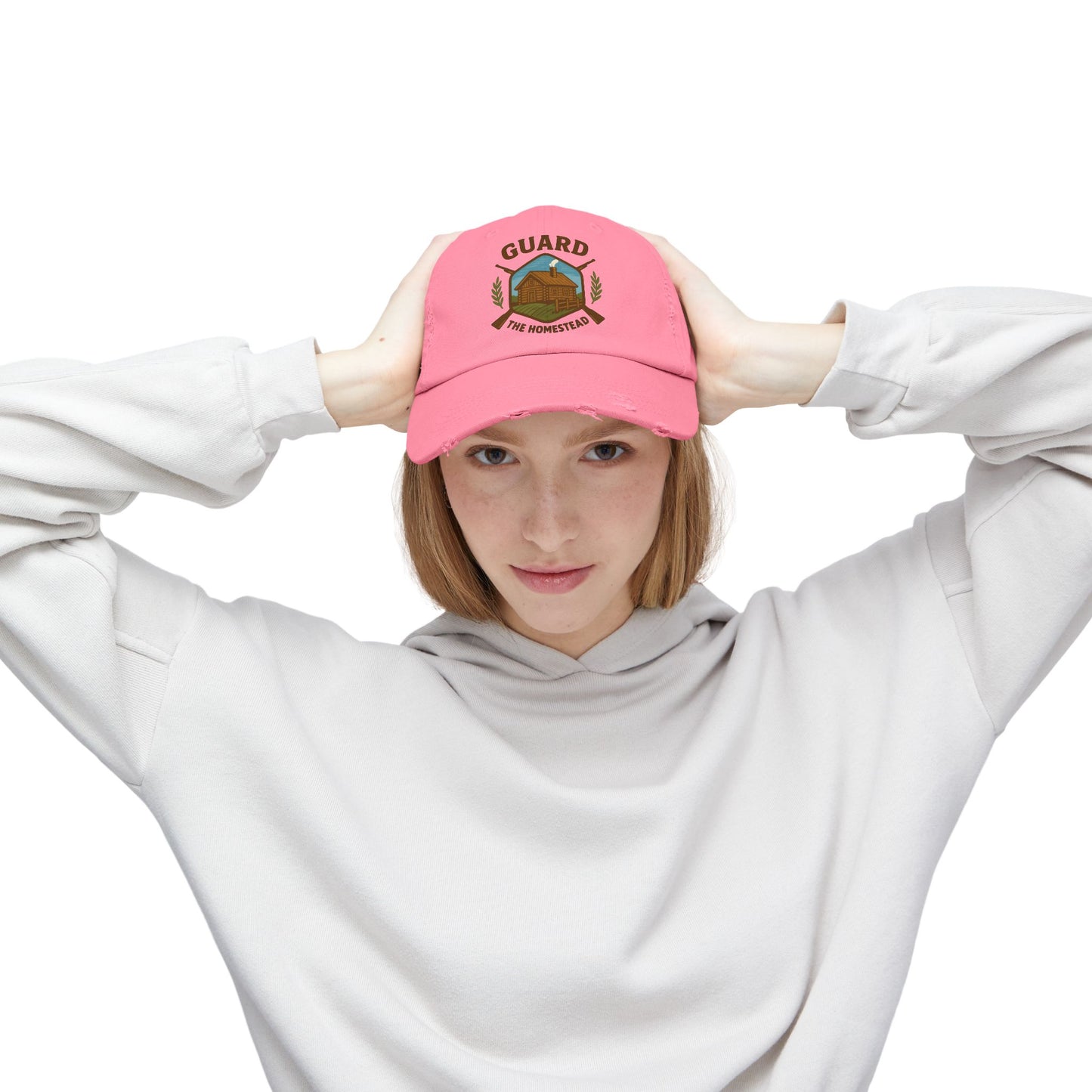 Distressed Cap Guard the Homestead Embroidered Patch